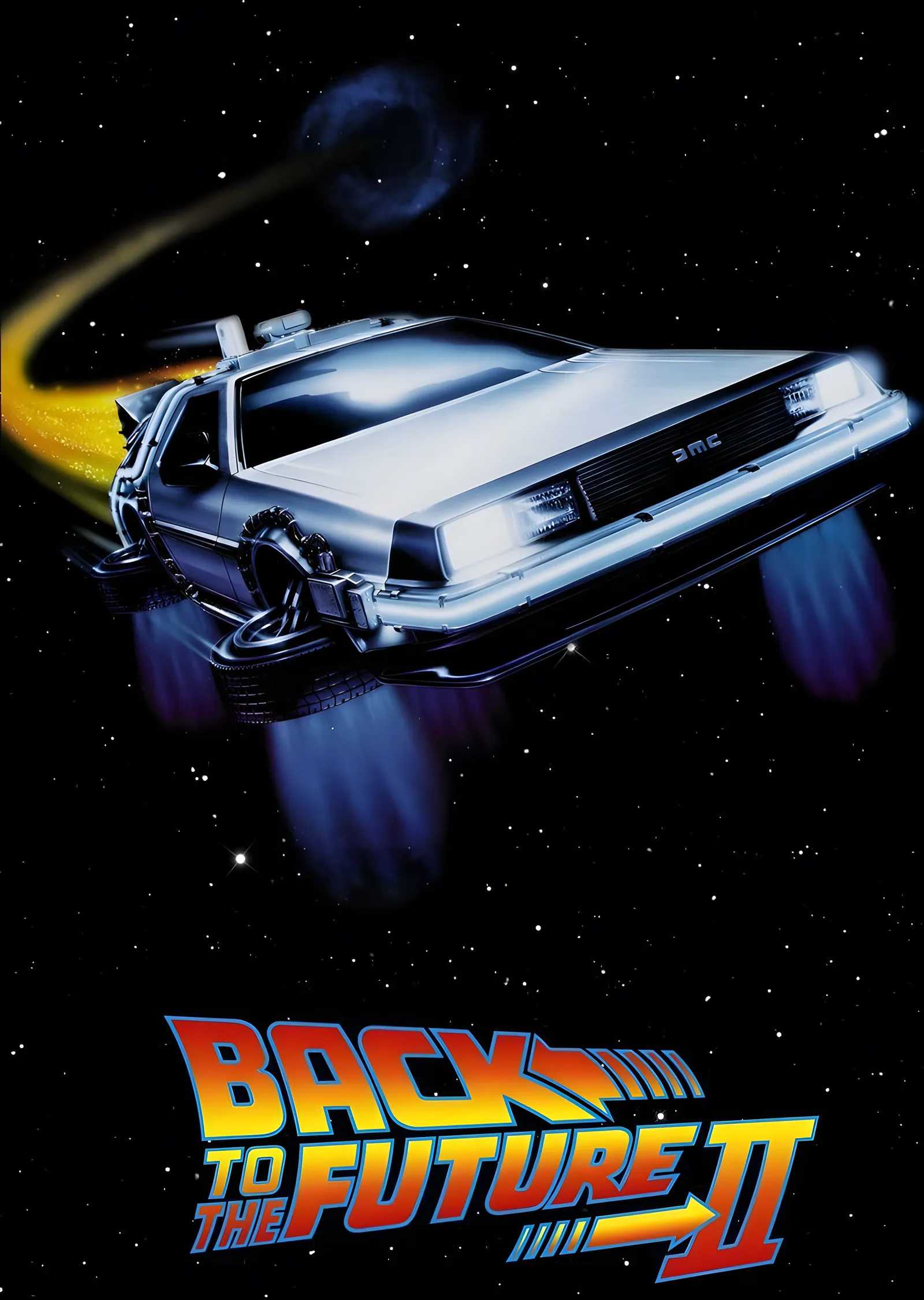 Back to the Future Part II - DeLorean metal tablo
