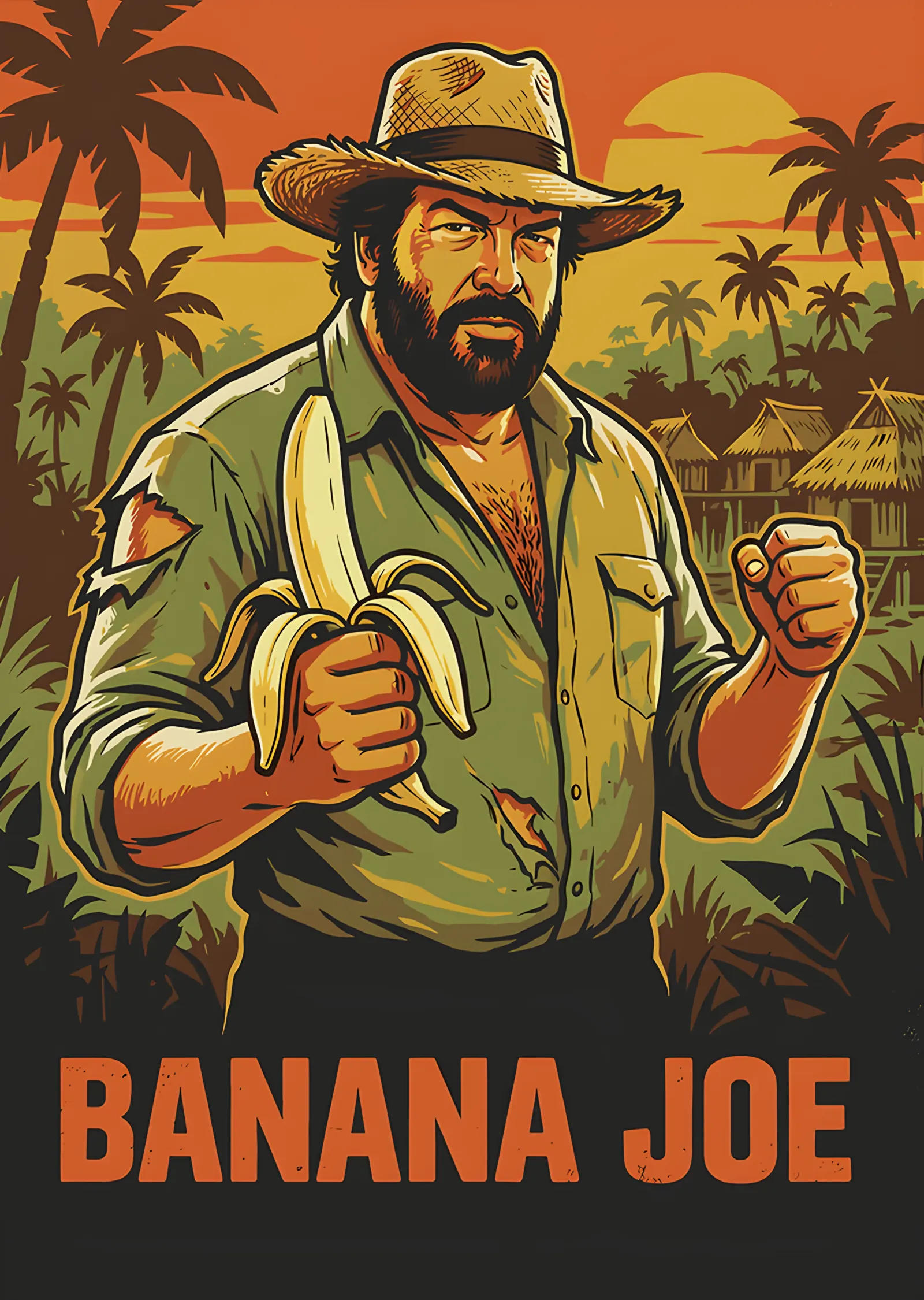 Banana Joe metal tablo