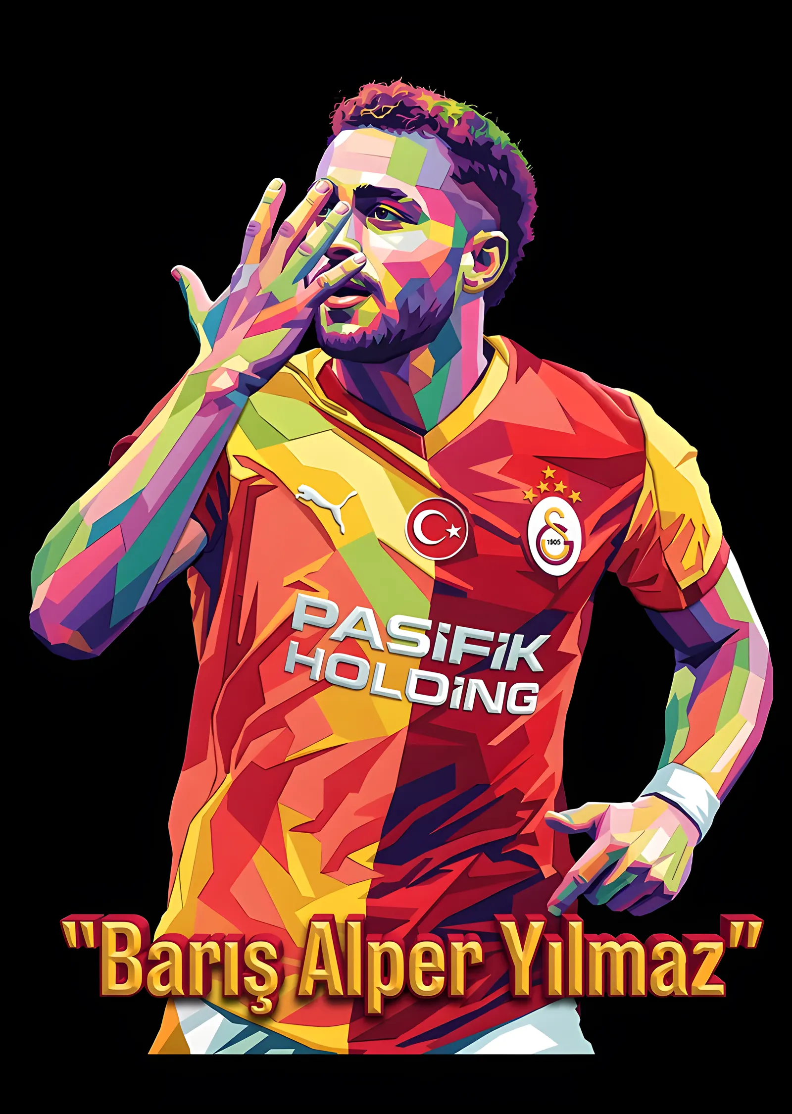 Barış Alper Yılmaz - Galatasaray metal tablo