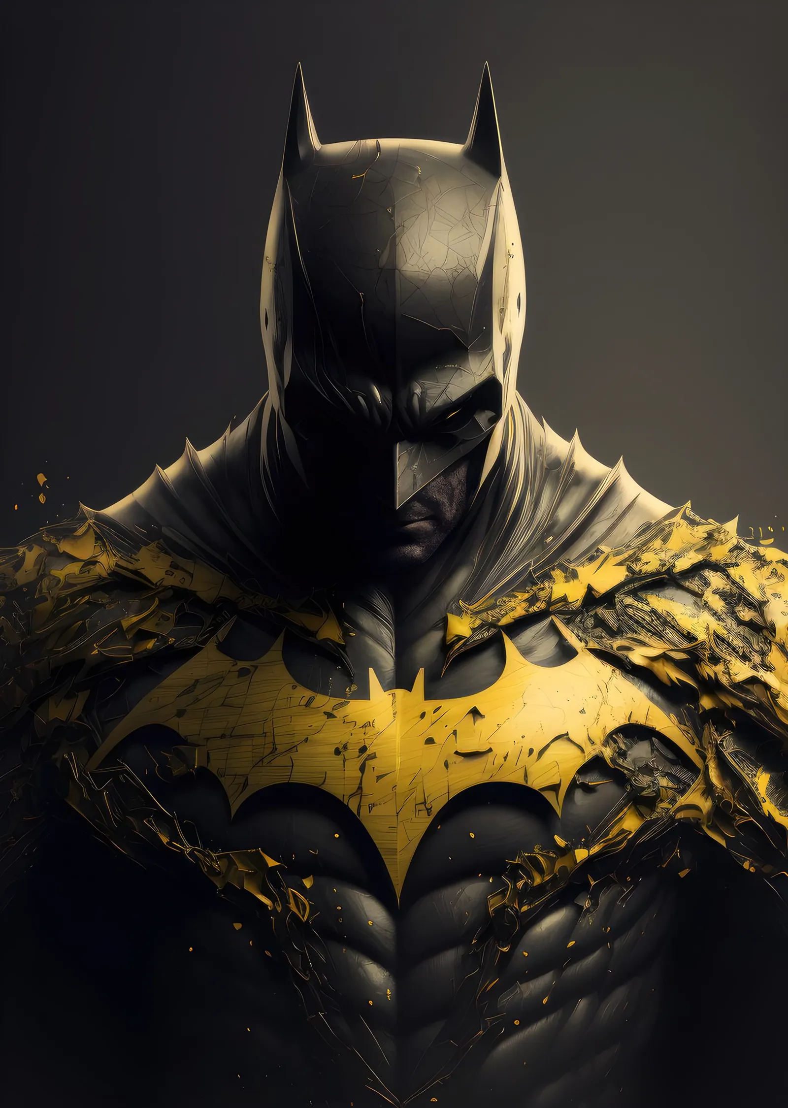 Batman - Altın Zırh metal tablo
