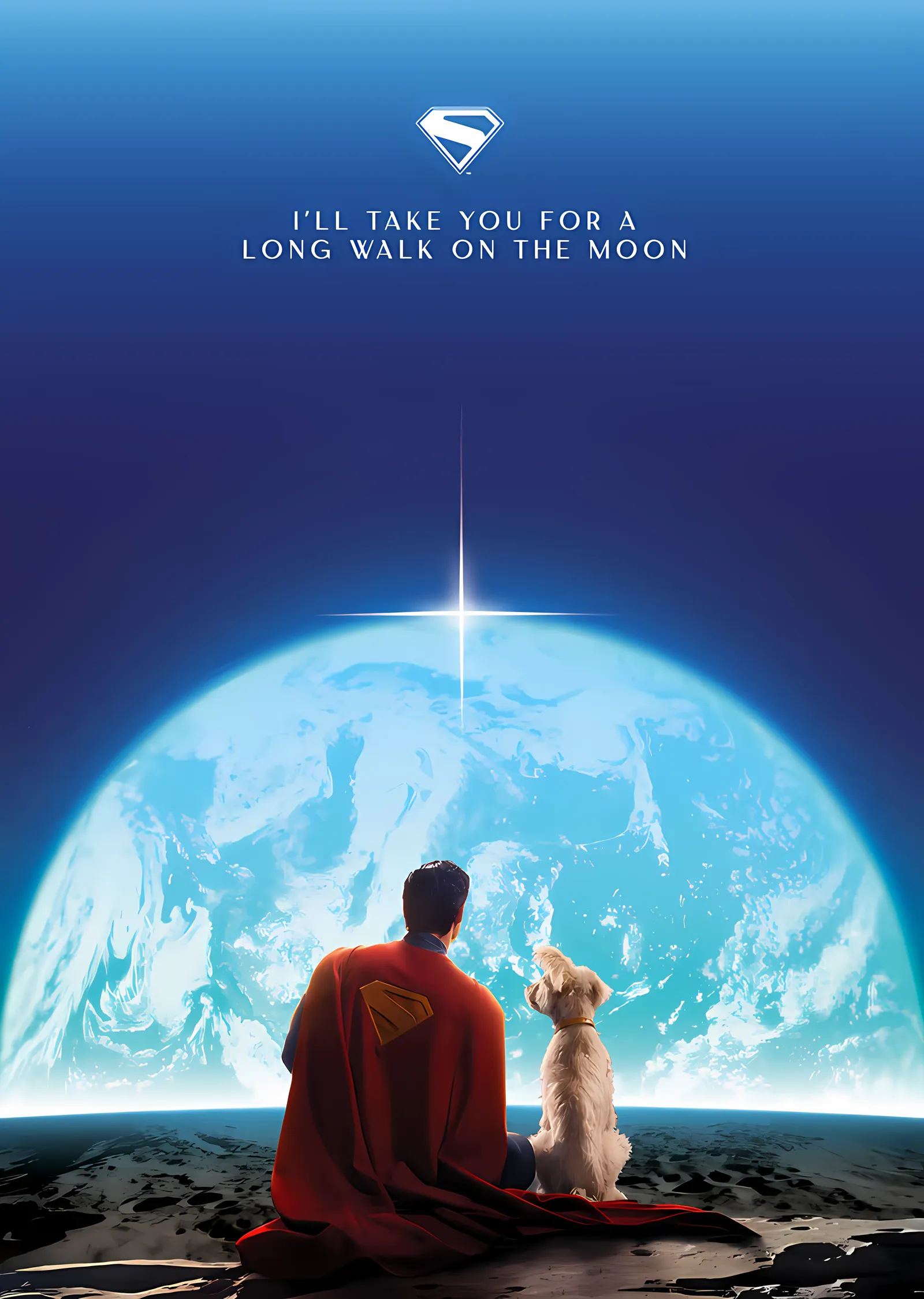 Superman: Ay Yürüyüşü metal tablo