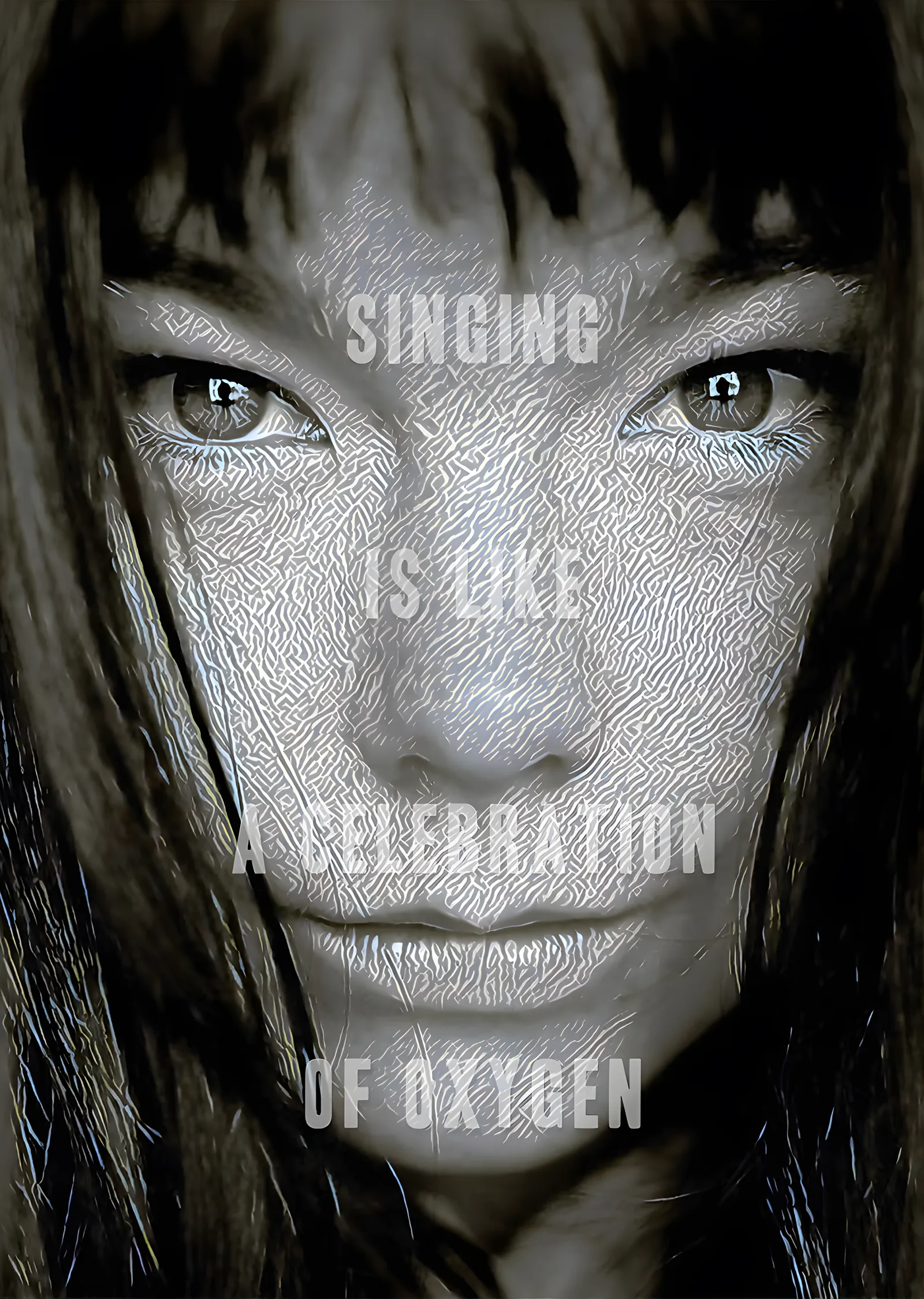 Björk: Singing Is Like a Celebration of Oxygen metal tablo