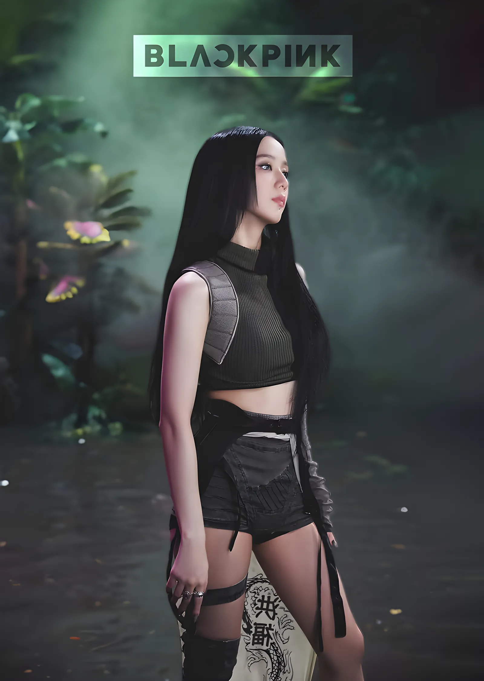 BLACKPINK - Orman Sahnesi metal tablo