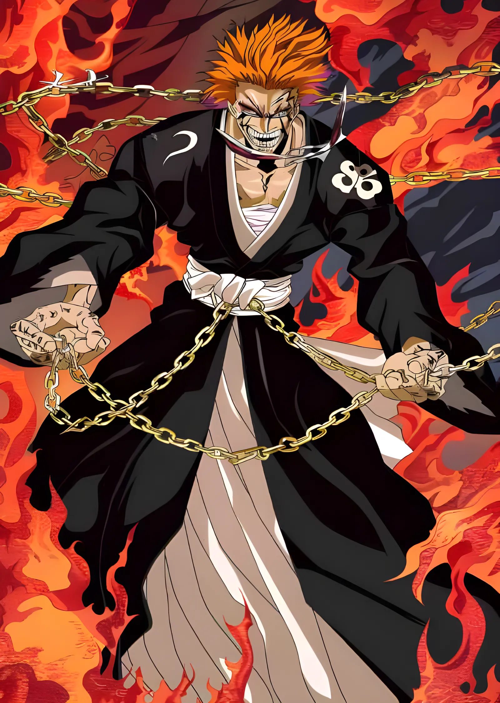 Bleach - Ichigo'nun Cehennem Alevleri metal tablo