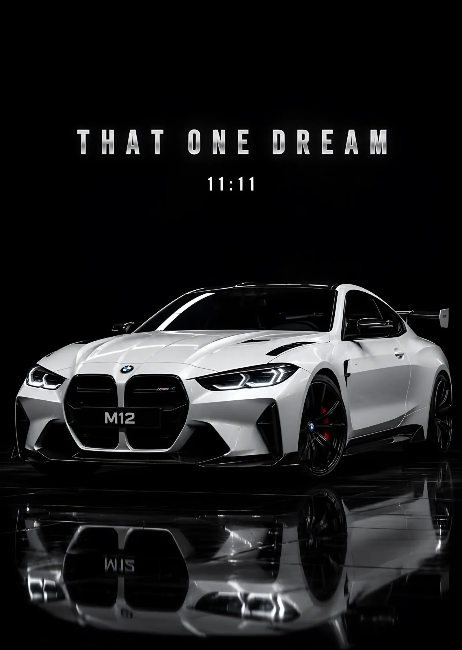BMW M4 That One Dream metal tablo