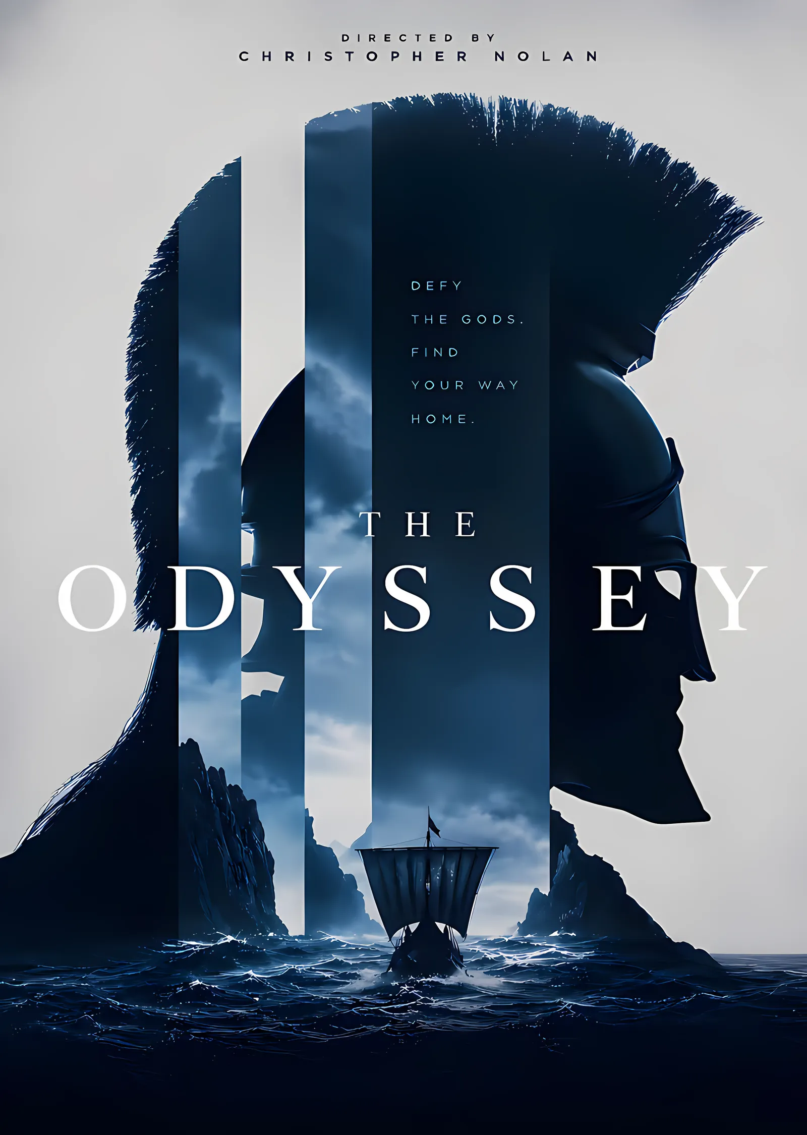 The Odyssey: İki Sütun metal tablo