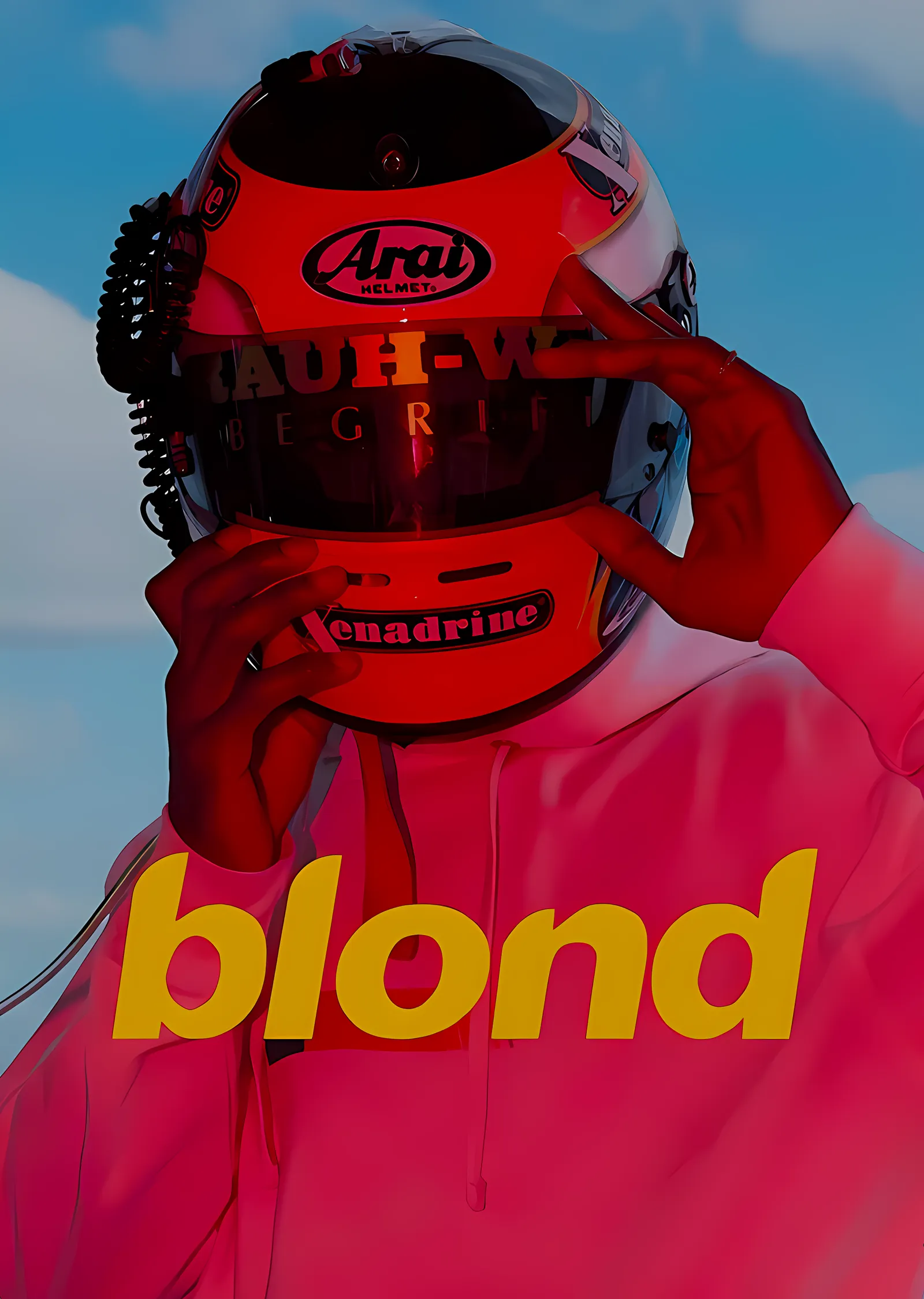 Frank Ocean: Blond Kaskı metal tablo