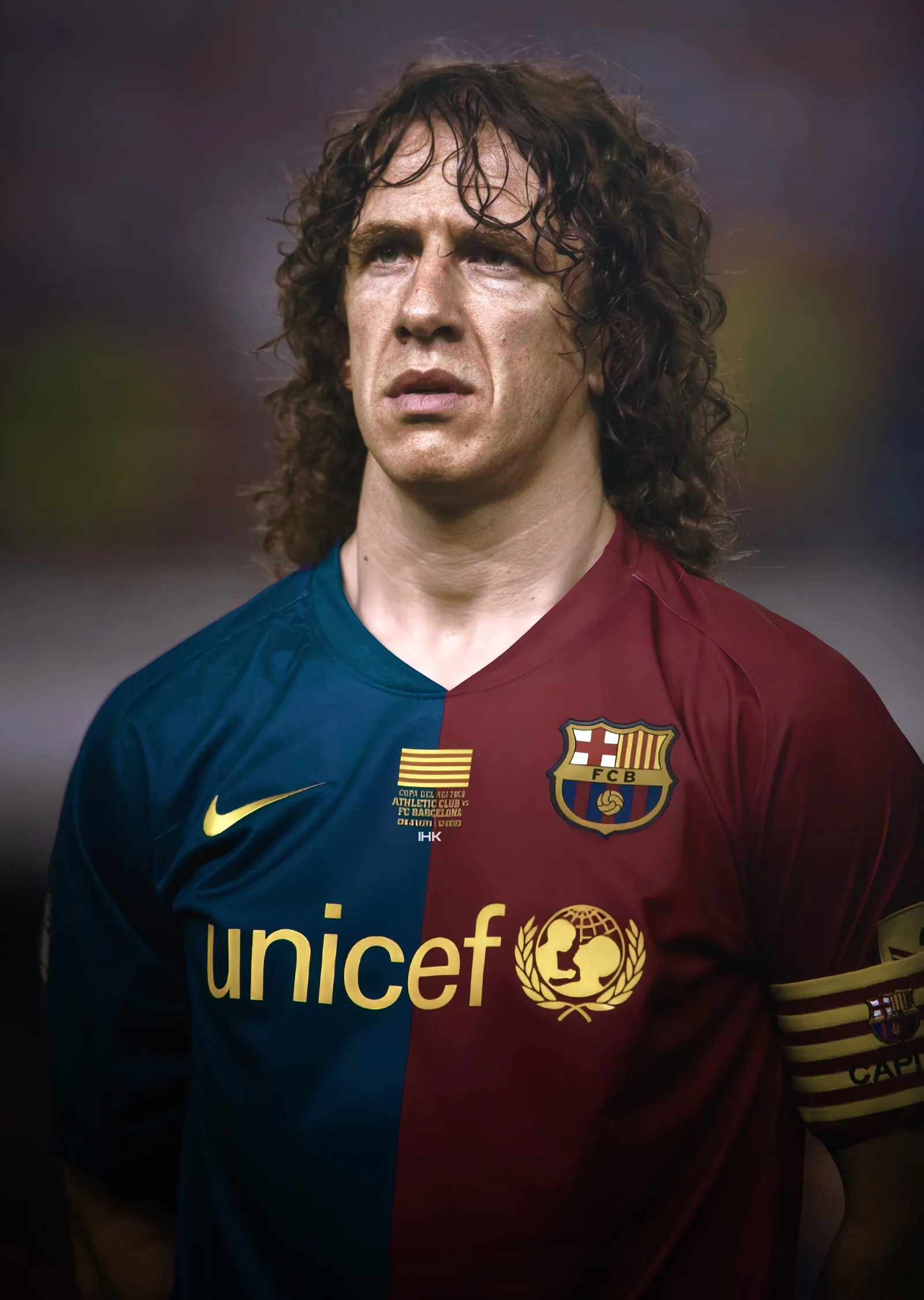 Carles Puyol: Barcelona Kaptanı metal tablo