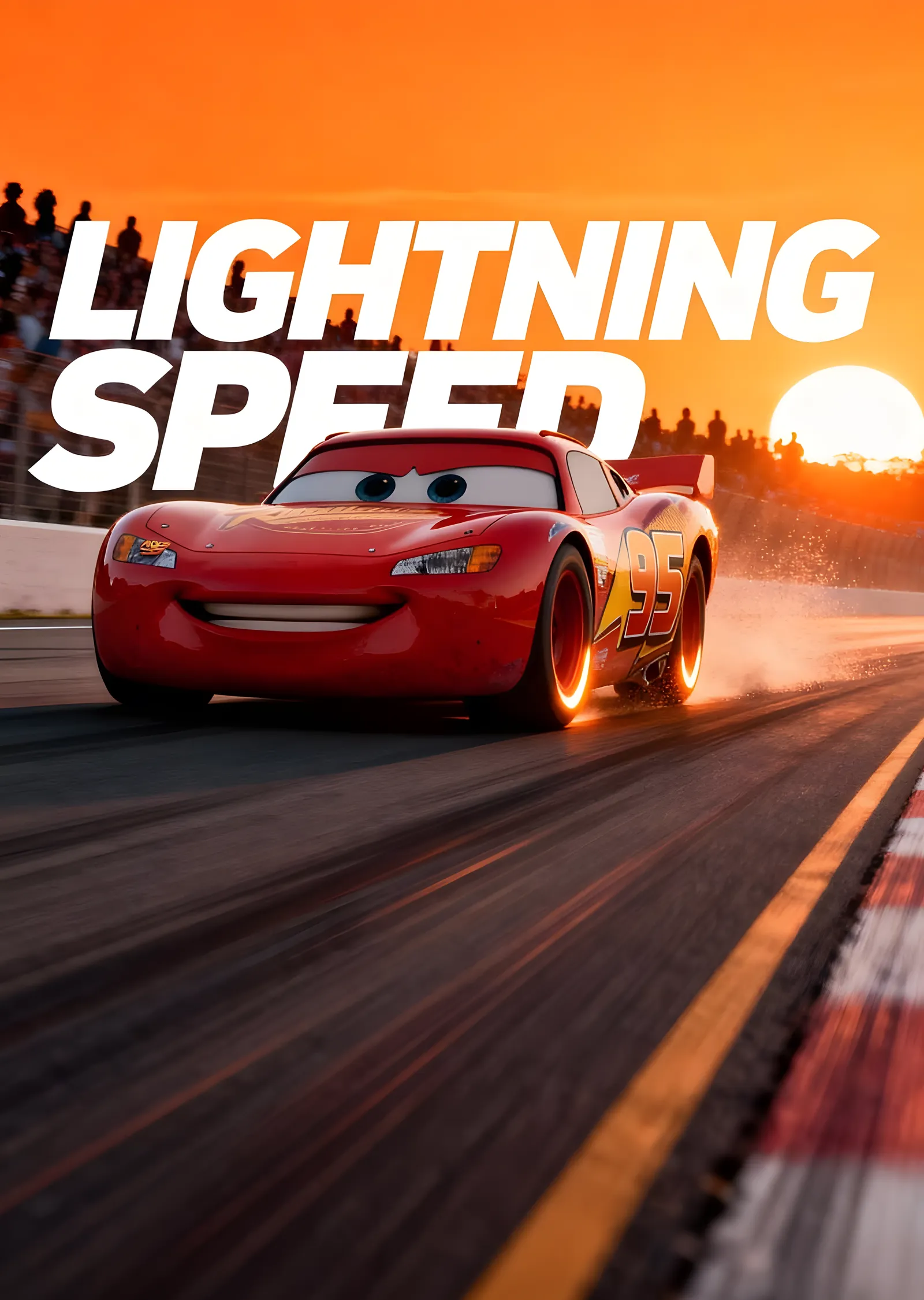 Cars - Lightning Speed metal tablo