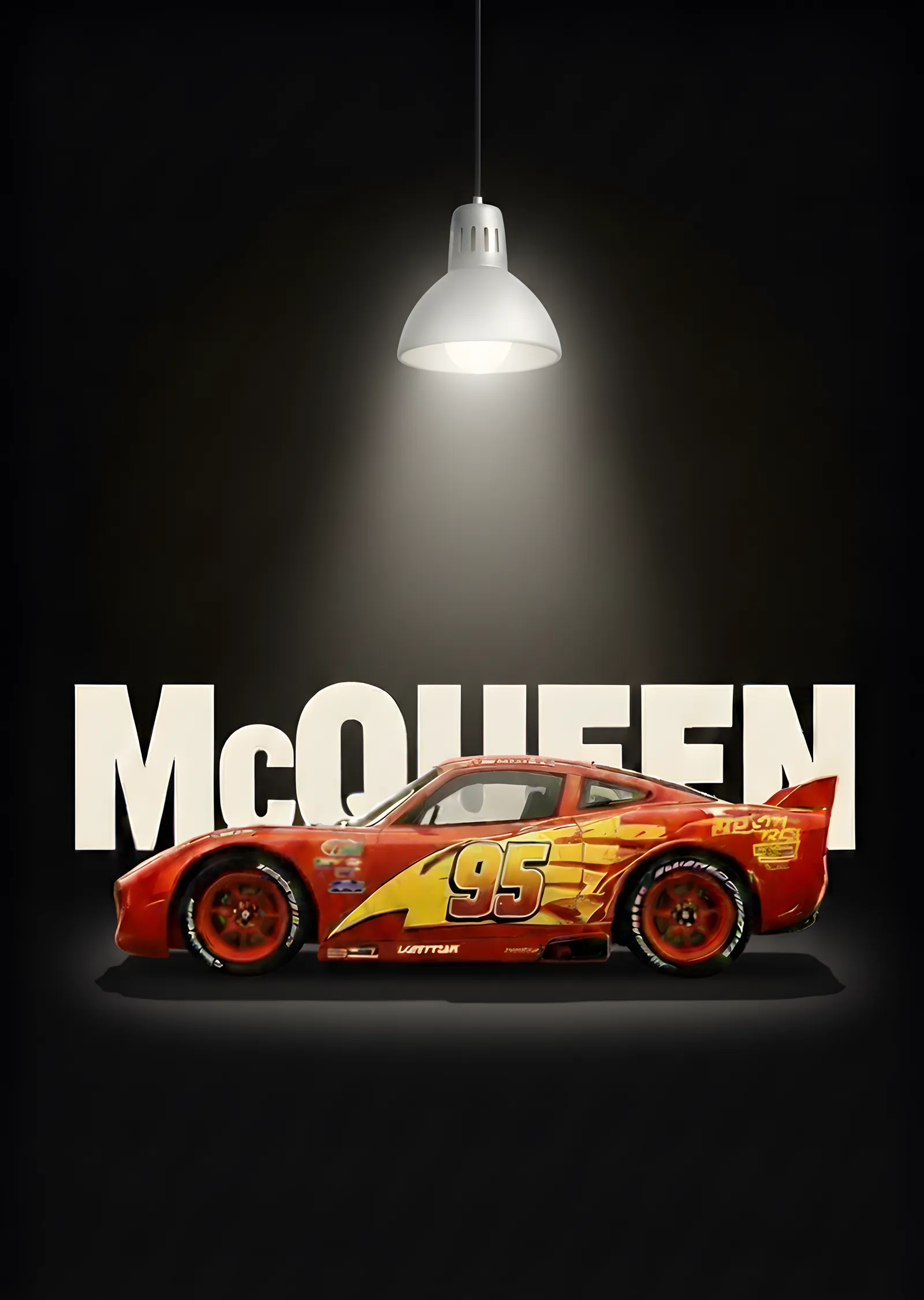 Cars - Şimşek McQueen metal tablo