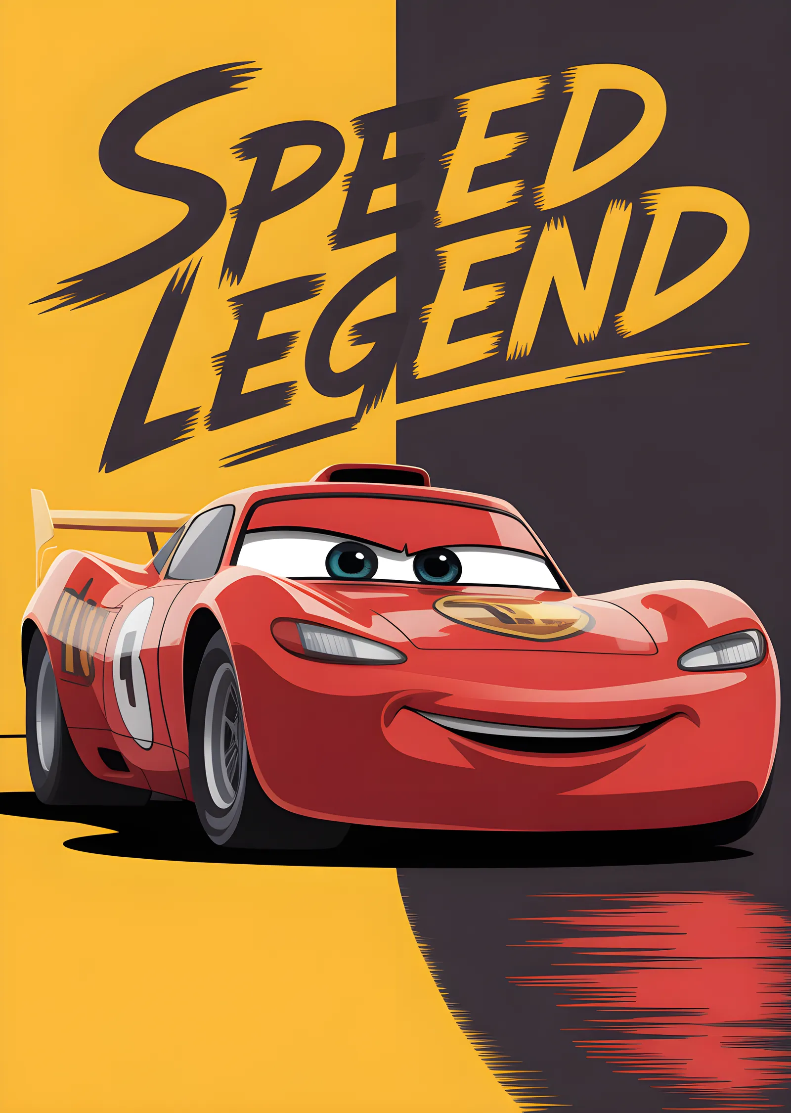Cars - Speed Legend metal tablo