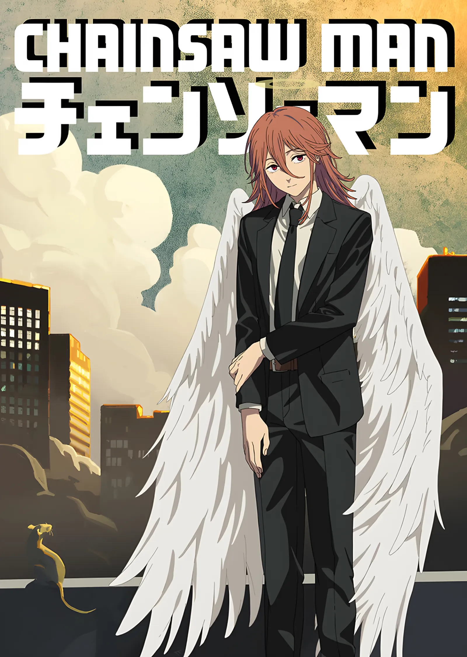 Chainsaw Man: Şehir Üstünde Melek Şeytan metal tablo