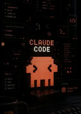 Claude Code: Terminal Estetiği metal tablo