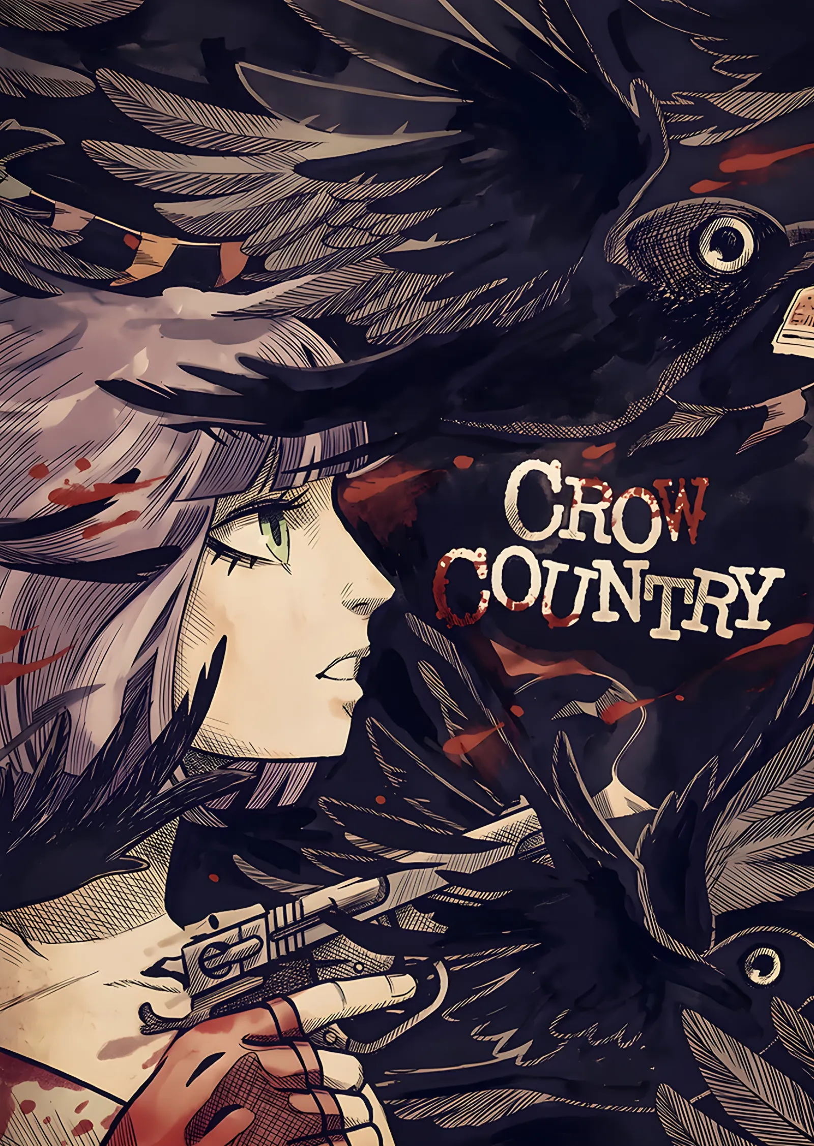 Crow Country: Kuş Tüylerinin Arasında Profil metal tablo