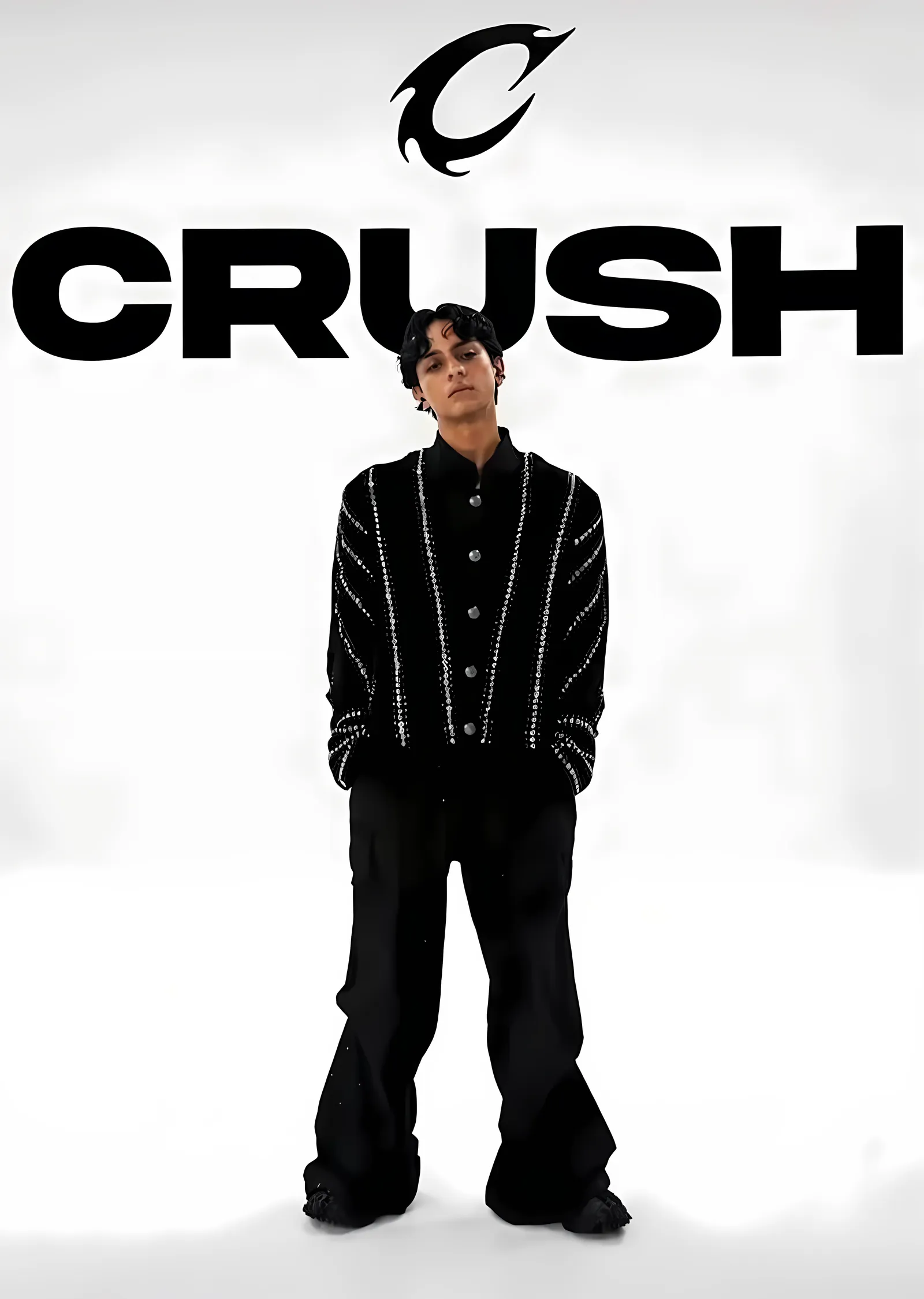 Crush - Arda Soydoğan Beyaz Zemin metal tablo