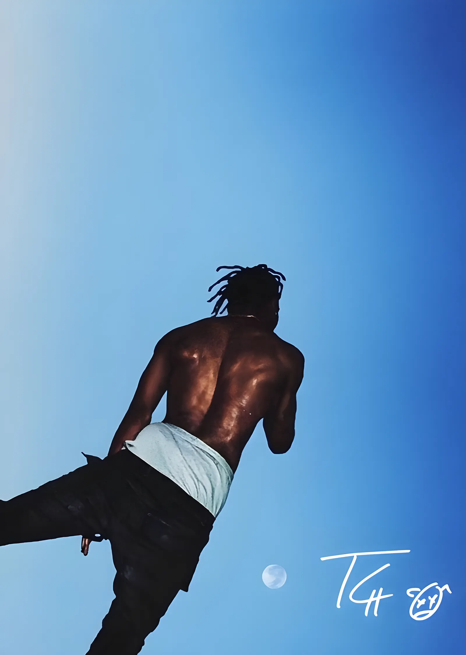 Travis Scott: Gökyüzü metal tablo