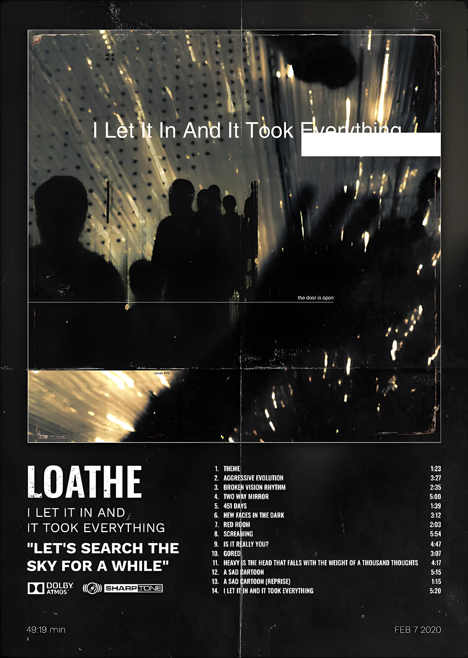 Loathe: I Let It In and It Took Everything metal tablo