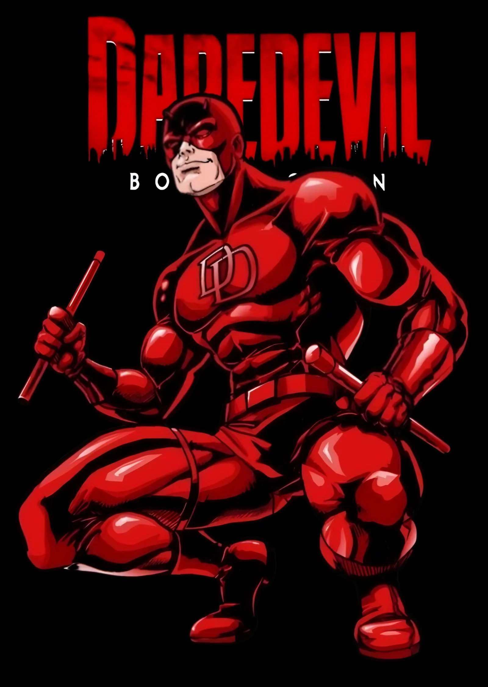 Daredevil: Born Again - Kızıl Zırh metal tablo