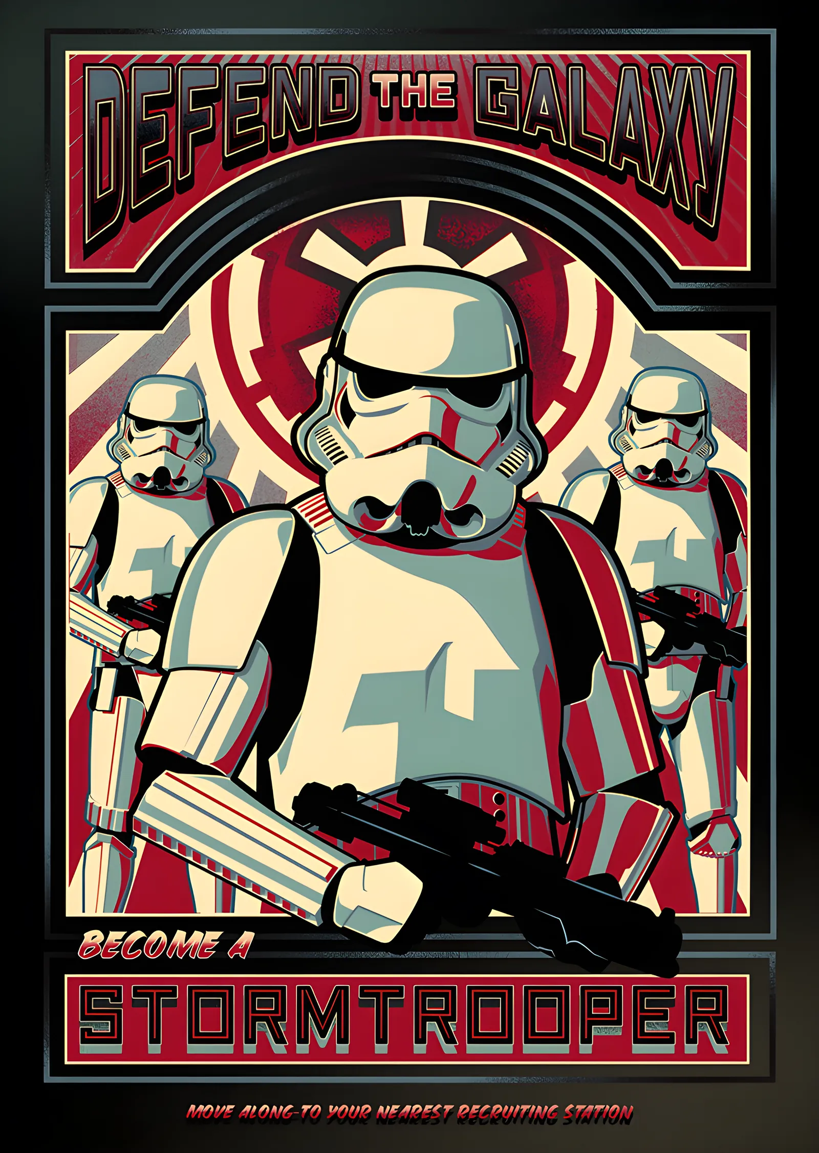Defend the Galaxy metal tablo