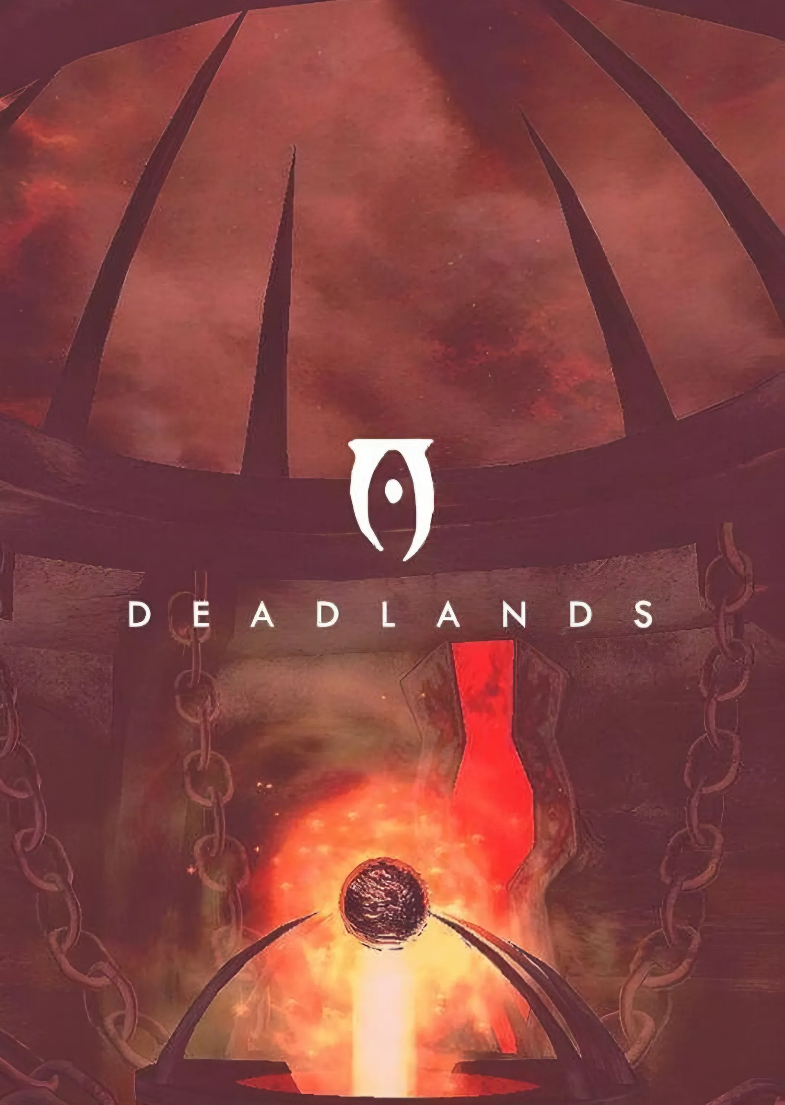 Deadlands Kızıl Kapı metal tablo
