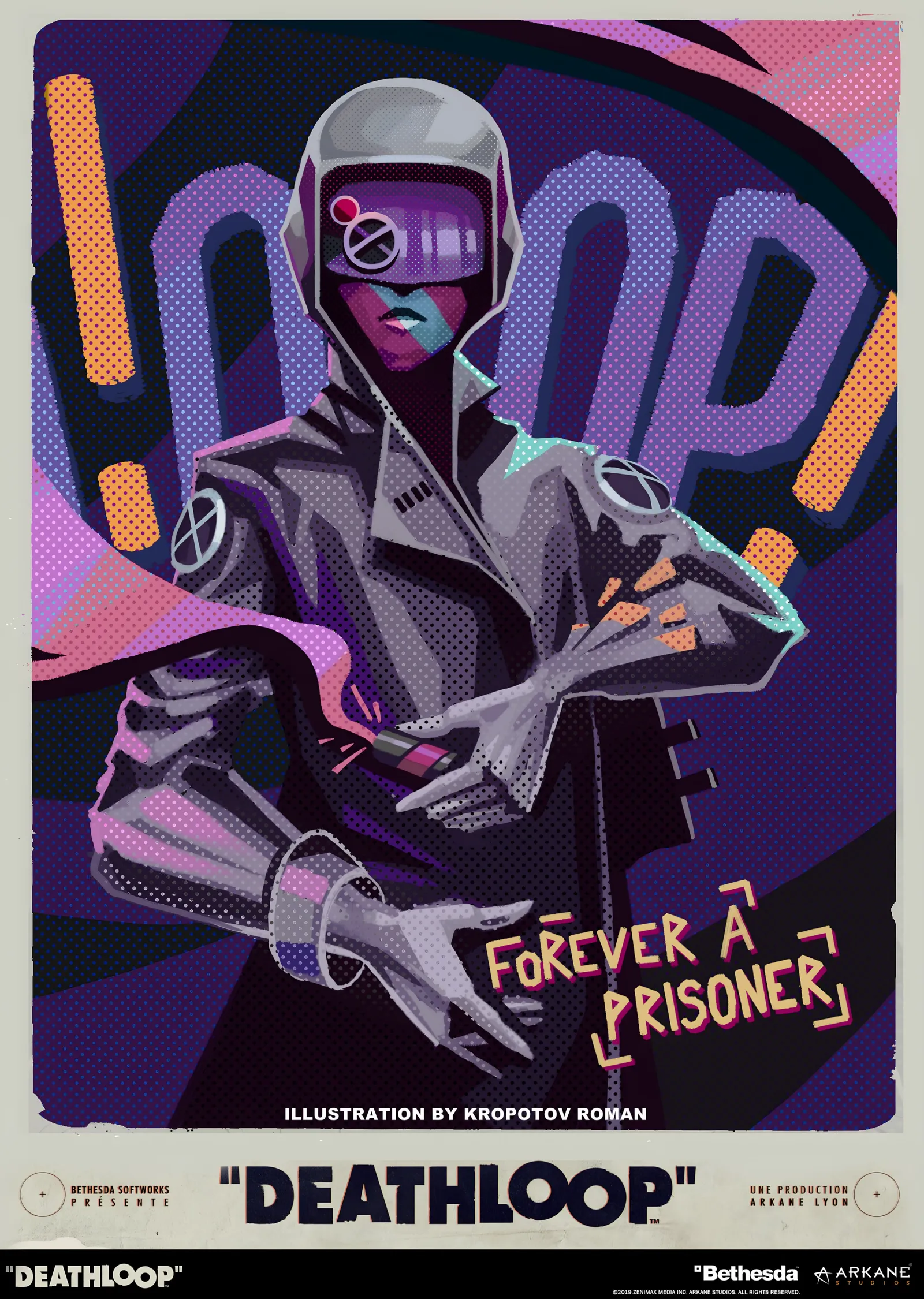 Deathloop: Forever a Prisoner metal tablo