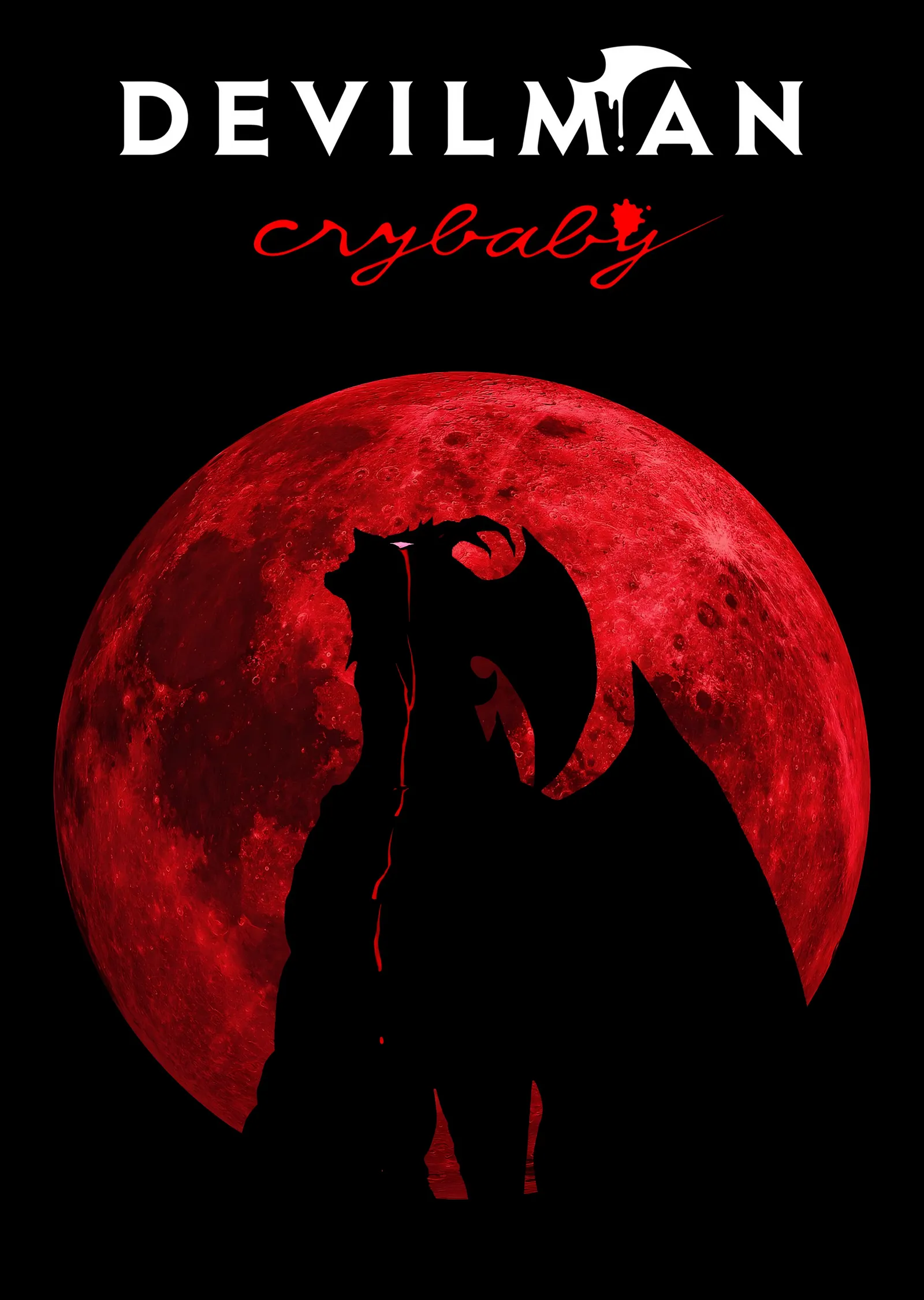 Devilman Crybaby - Kızıl Ay metal tablo