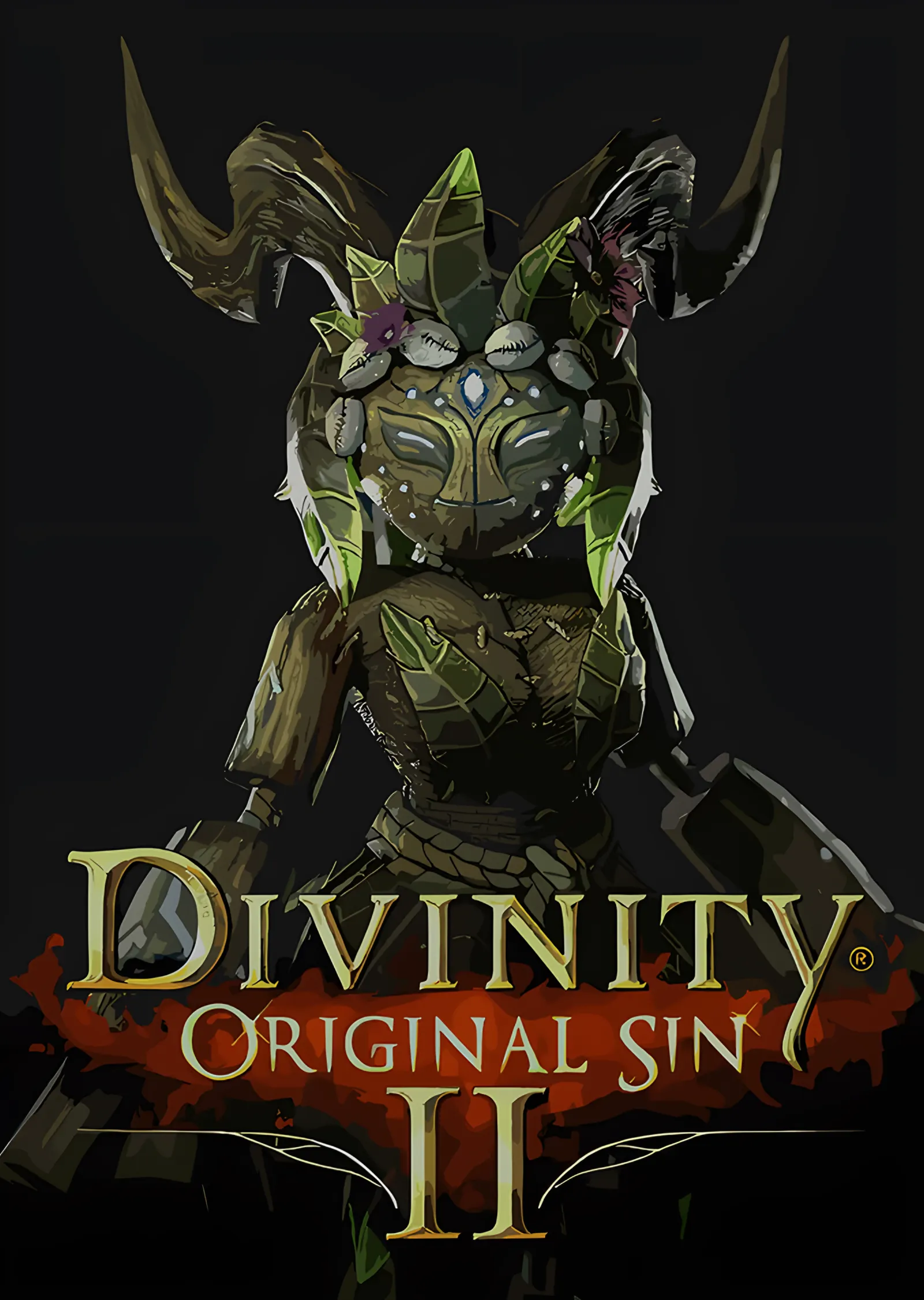 Divinity: Original Sin II - Boynuzlu Yaratık metal tablo