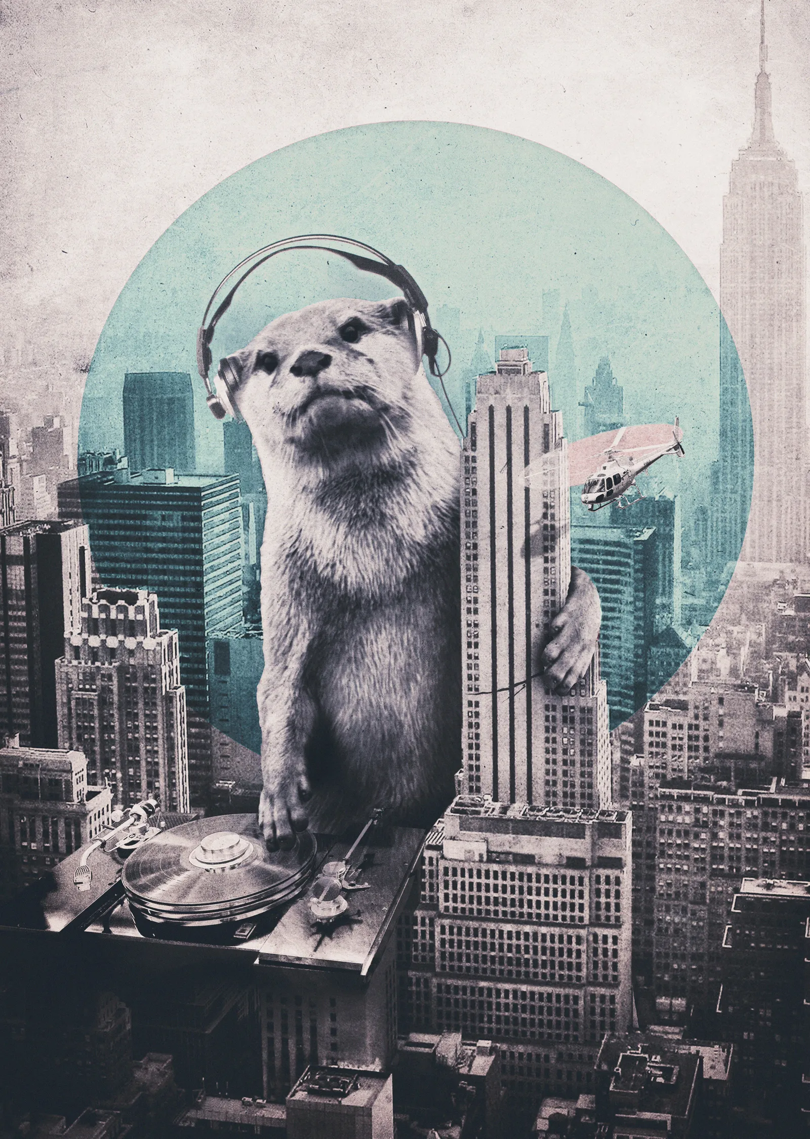 DJ metal tablo