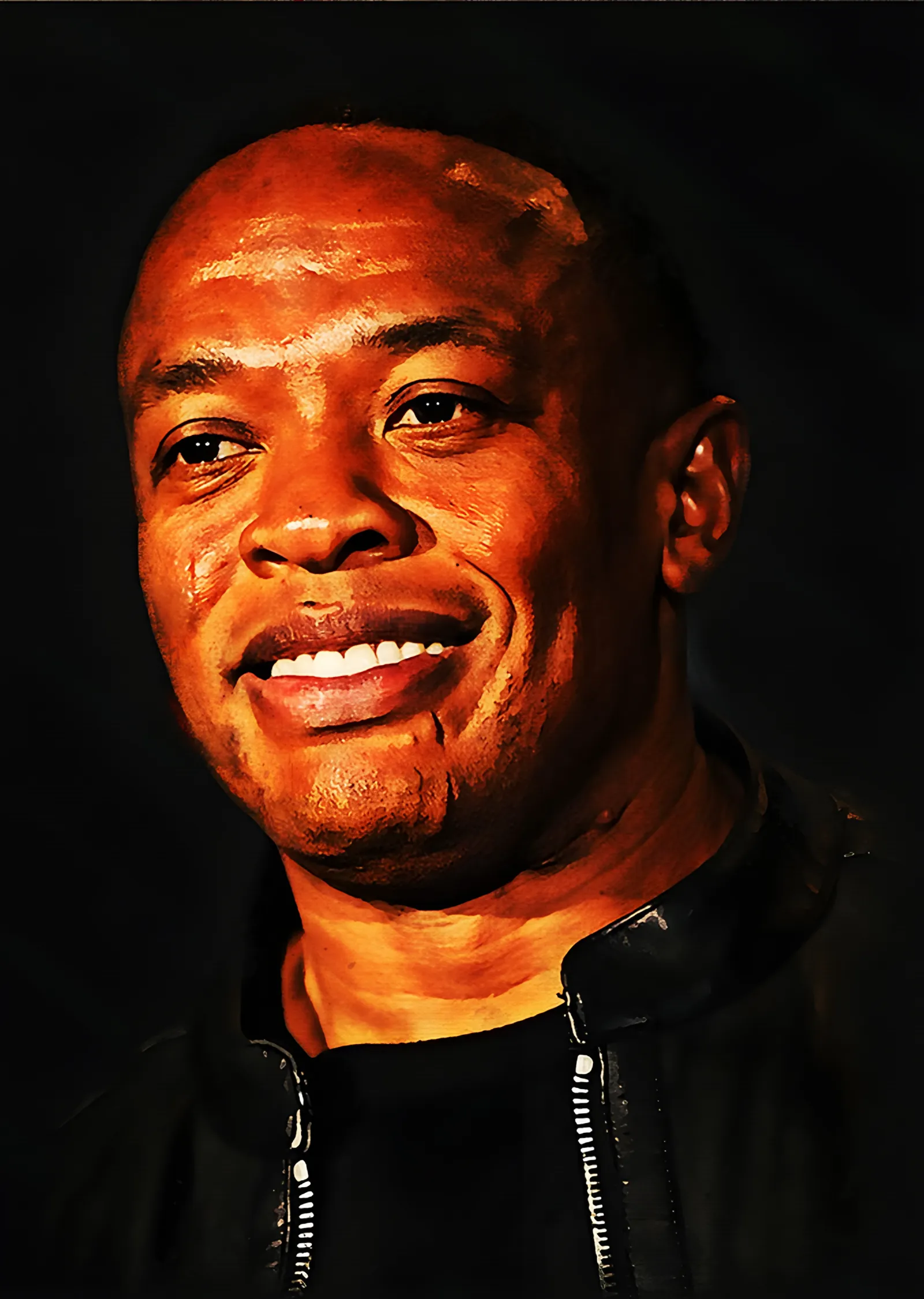 Dr. Dre - Gülümseyen Portre metal tablo