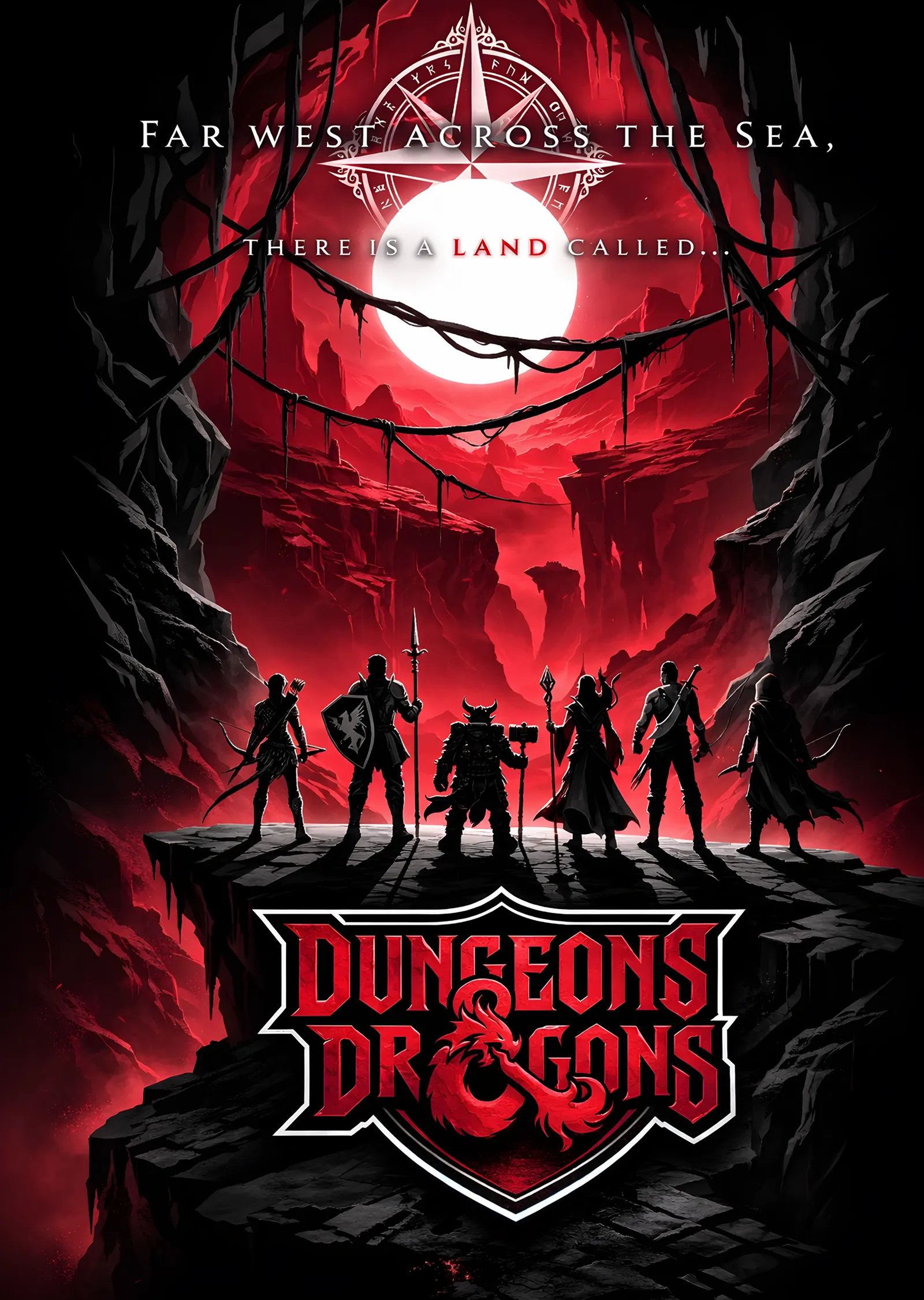 Dungeons & Dragons - Kızıl Mağara metal tablo