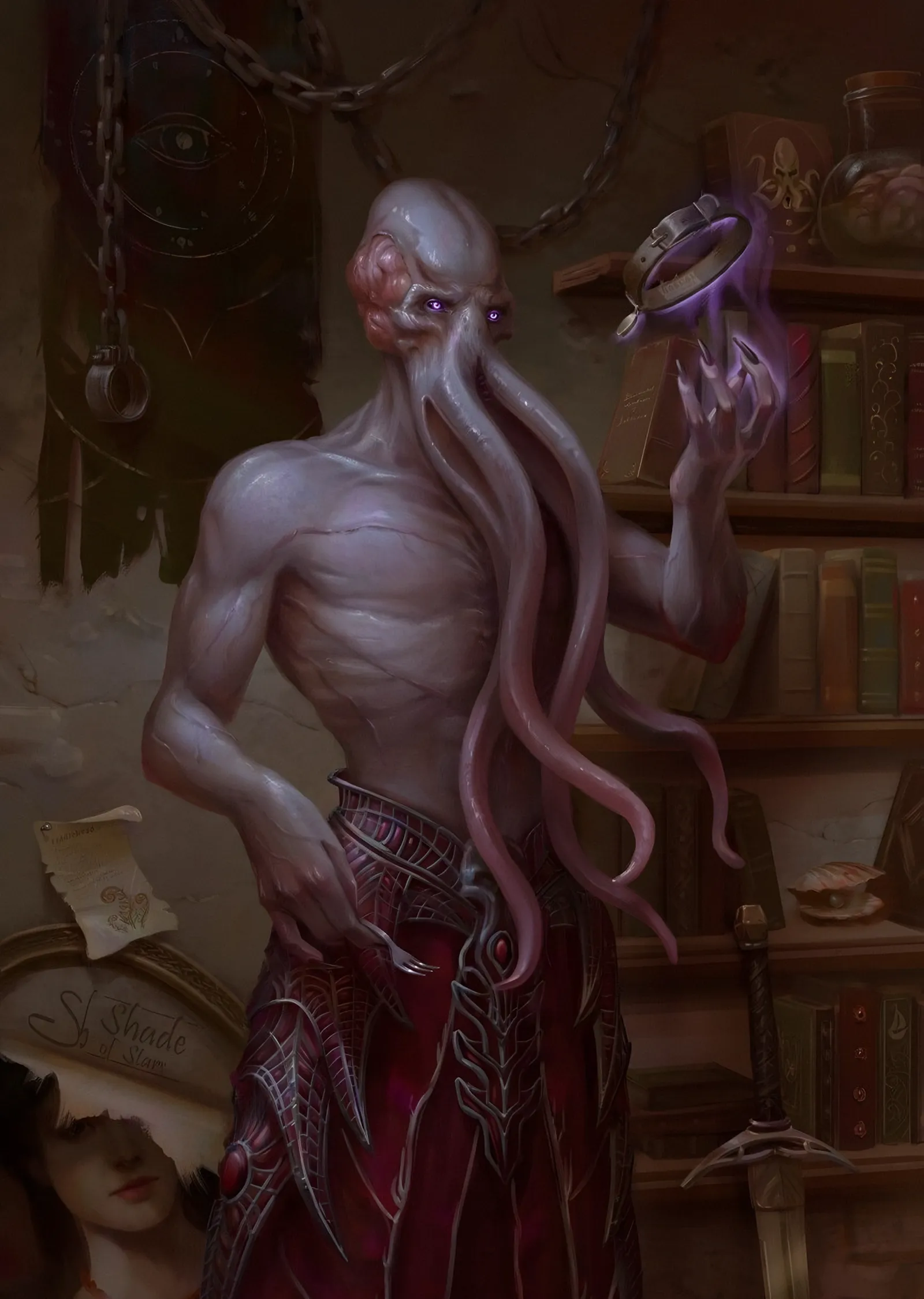 Dungeons & Dragons - Zihin Yakan metal tablo