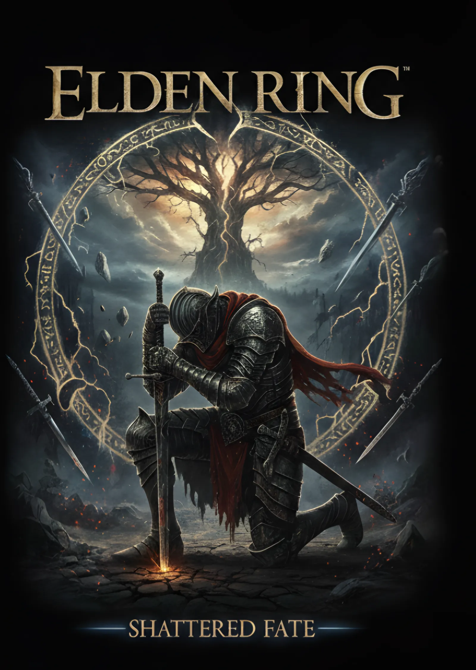 Elden Ring - Shattered Fate metal tablo