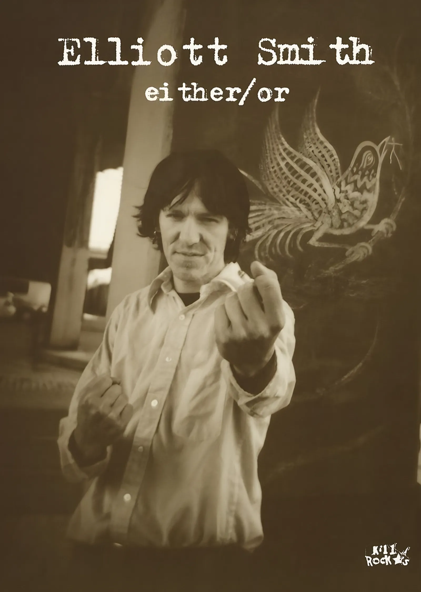 Elliott Smith - Either/Or Kapak Karesi metal tablo