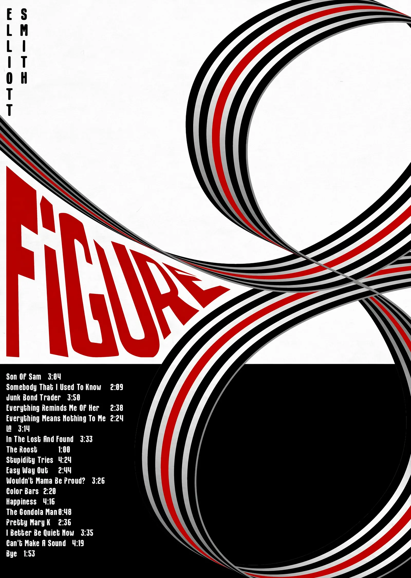 Elliott Smith - Figure 8 metal tablo