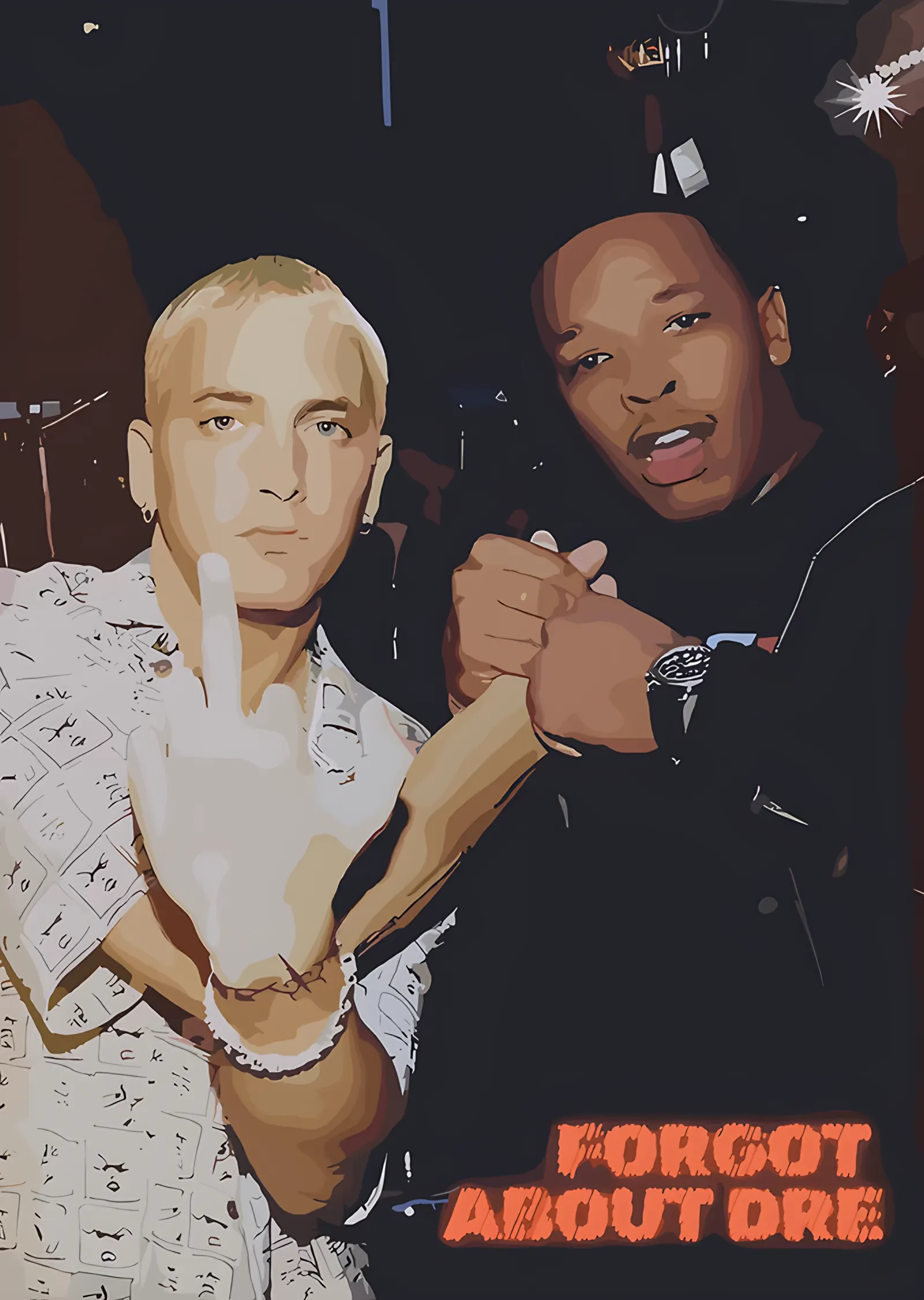Eminem ve Dr. Dre - Forgot About Dre metal tablo