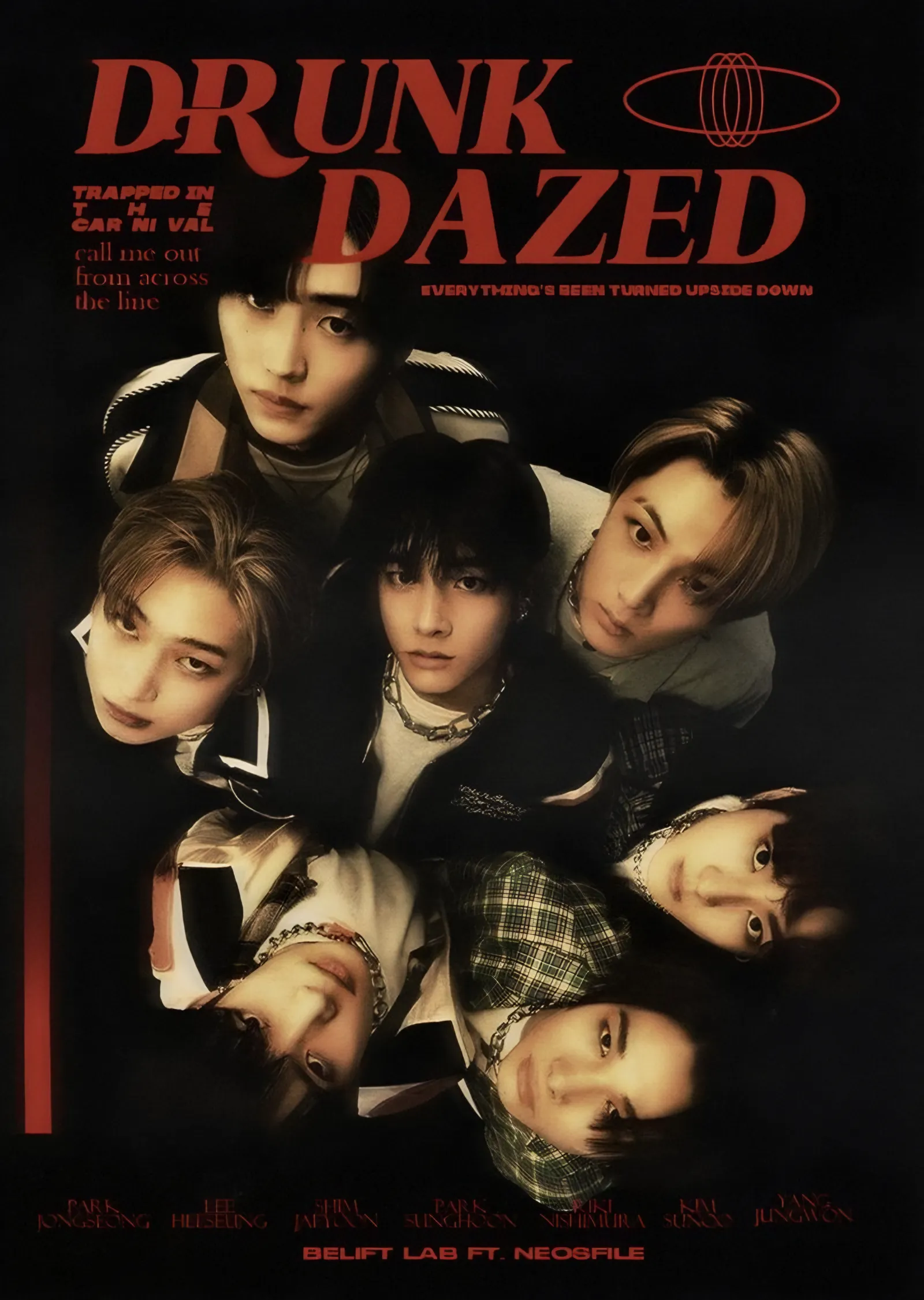 ENHYPEN - Drunk Dazed metal tablo