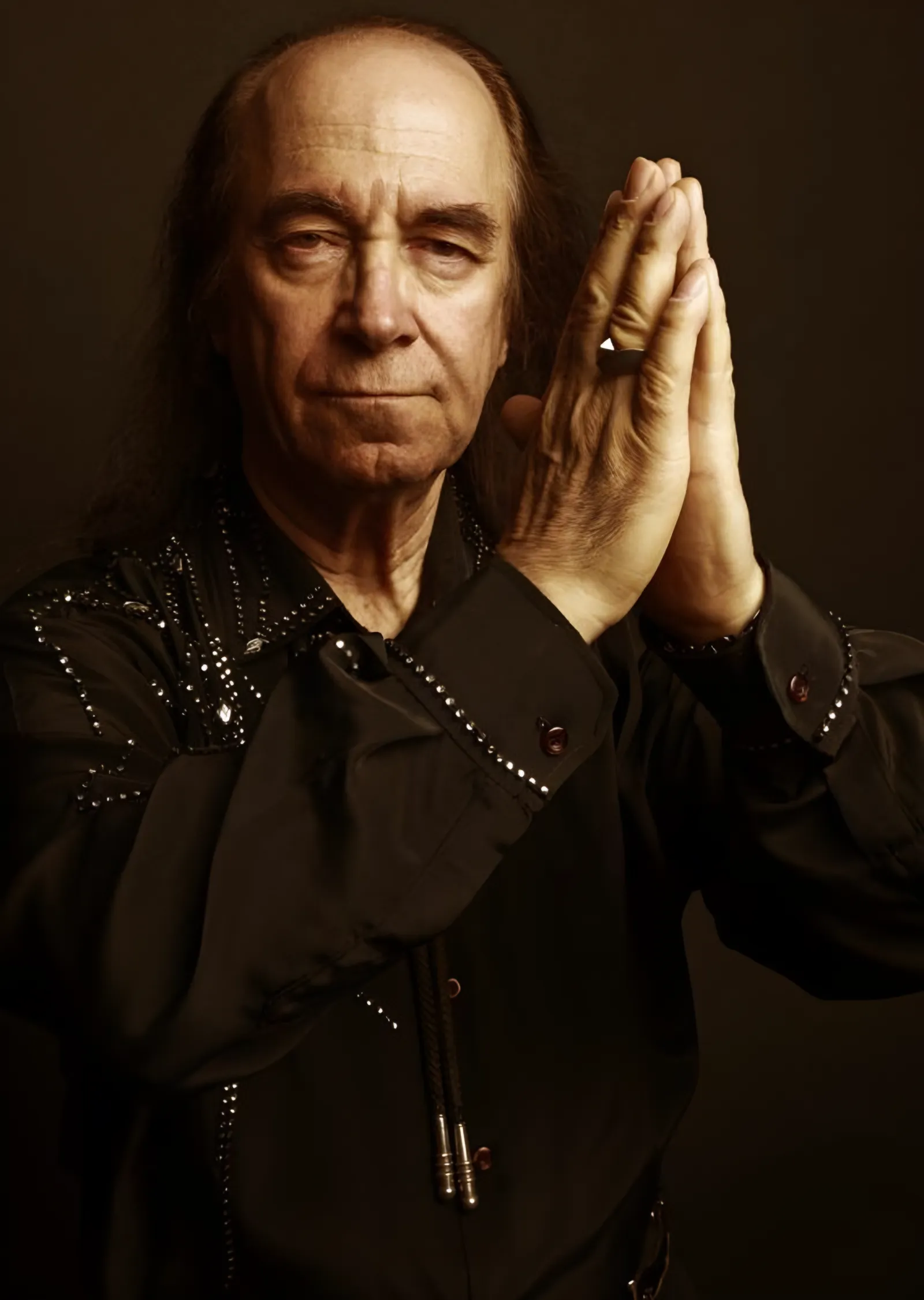 Erkin Koray - Siyah Portre metal tablo