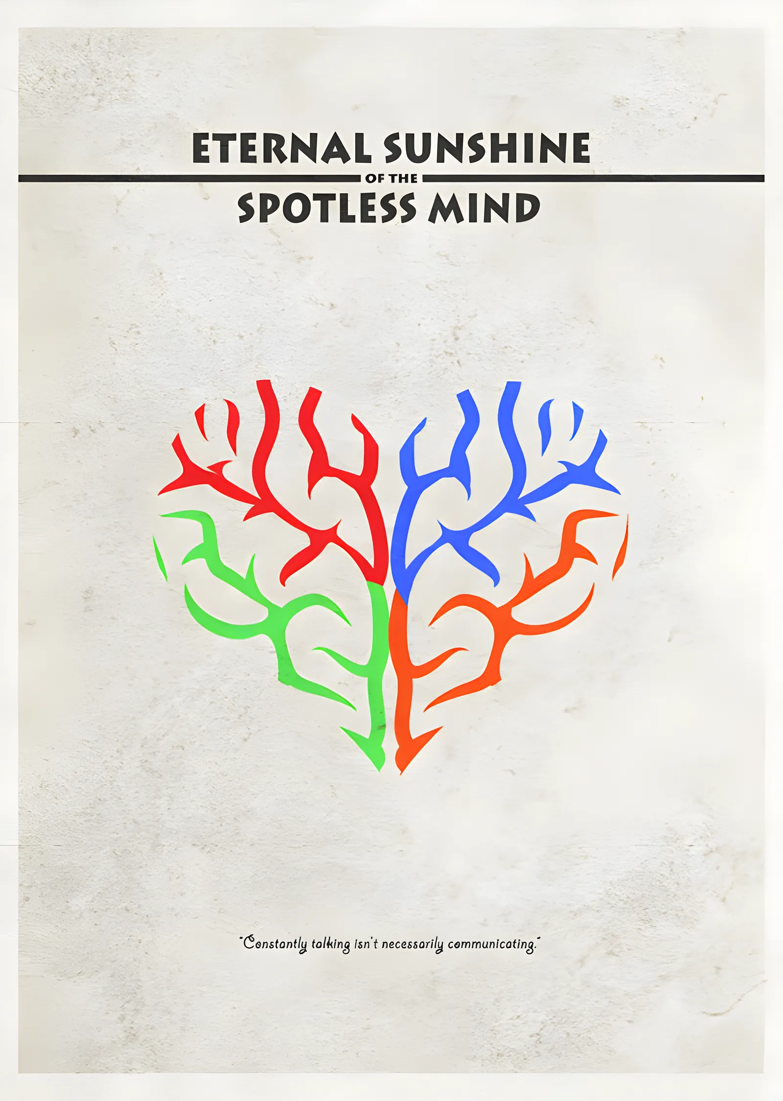 Eternal Sunshine of the Spotless Mind metal tablo