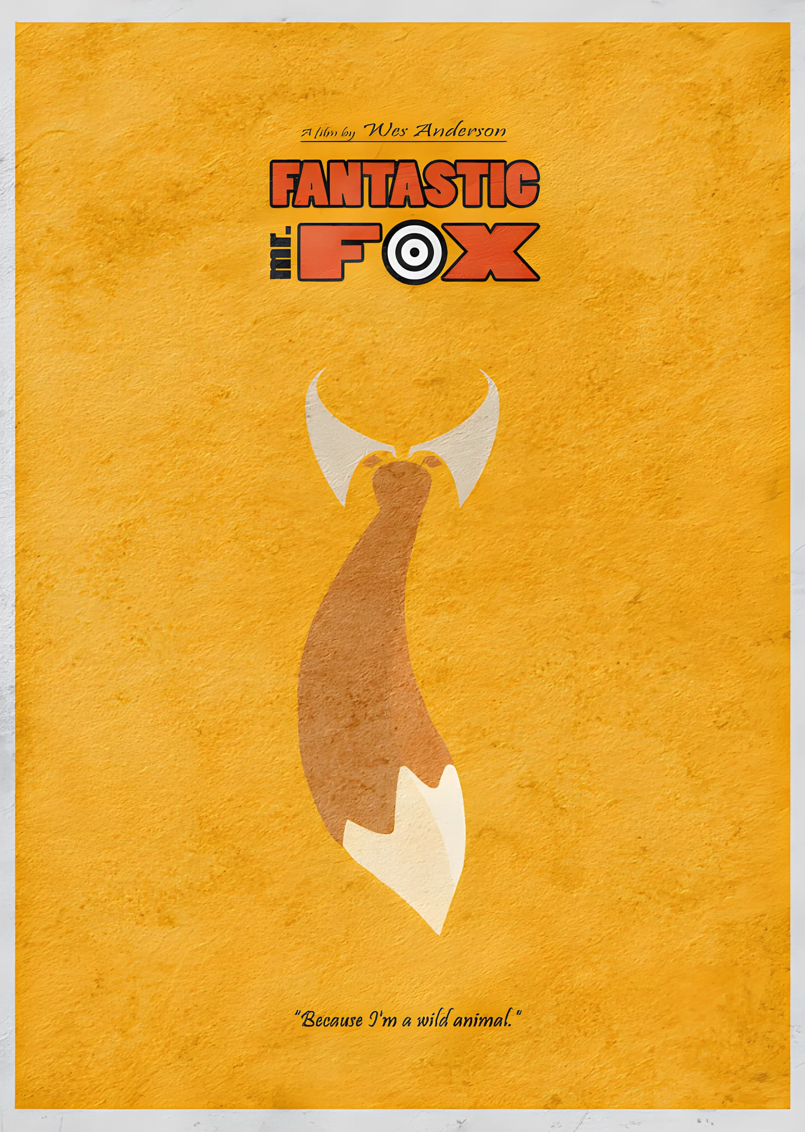 Fantastic Mr. Fox metal tablo