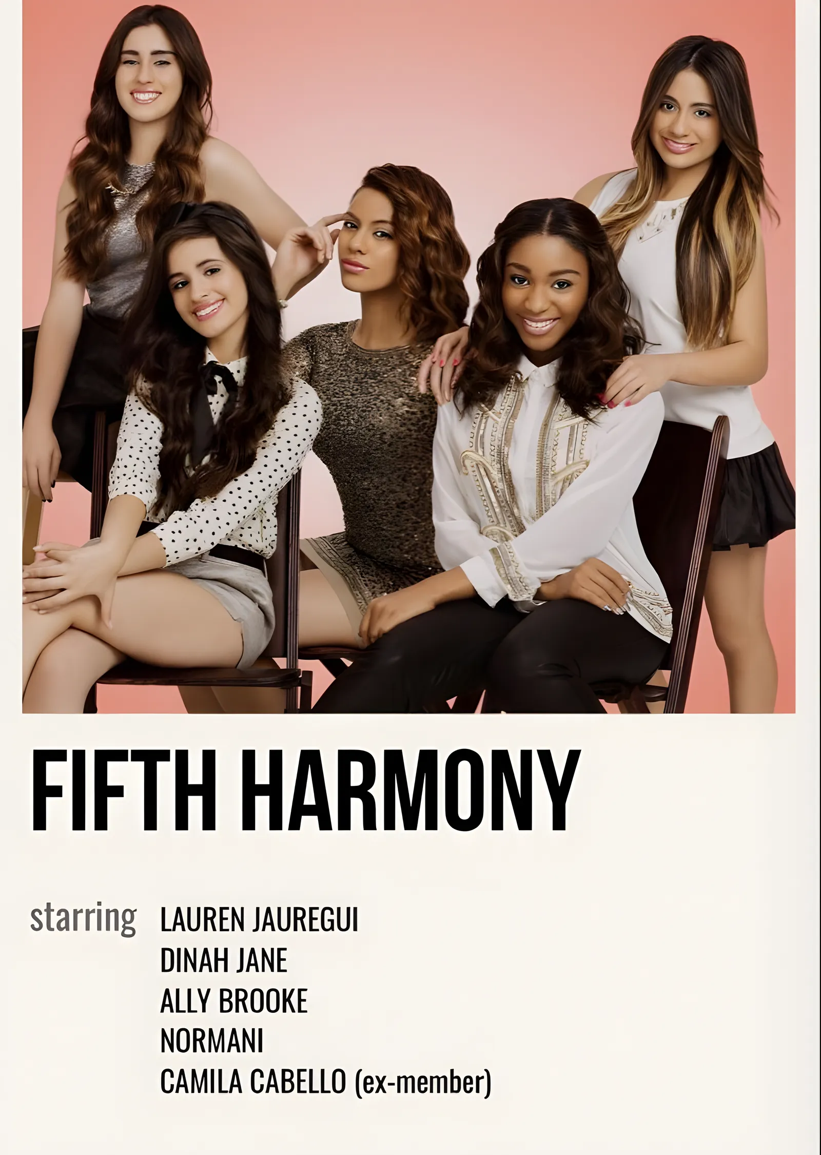 Fifth Harmony: Kadro Listesi metal tablo