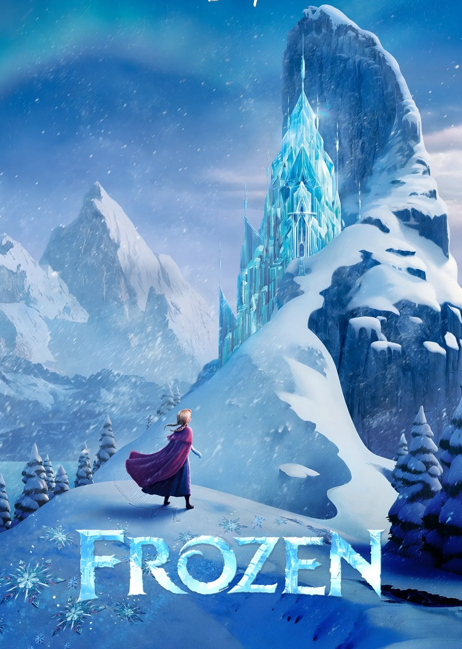 Frozen - Buz Sarayı metal tablo