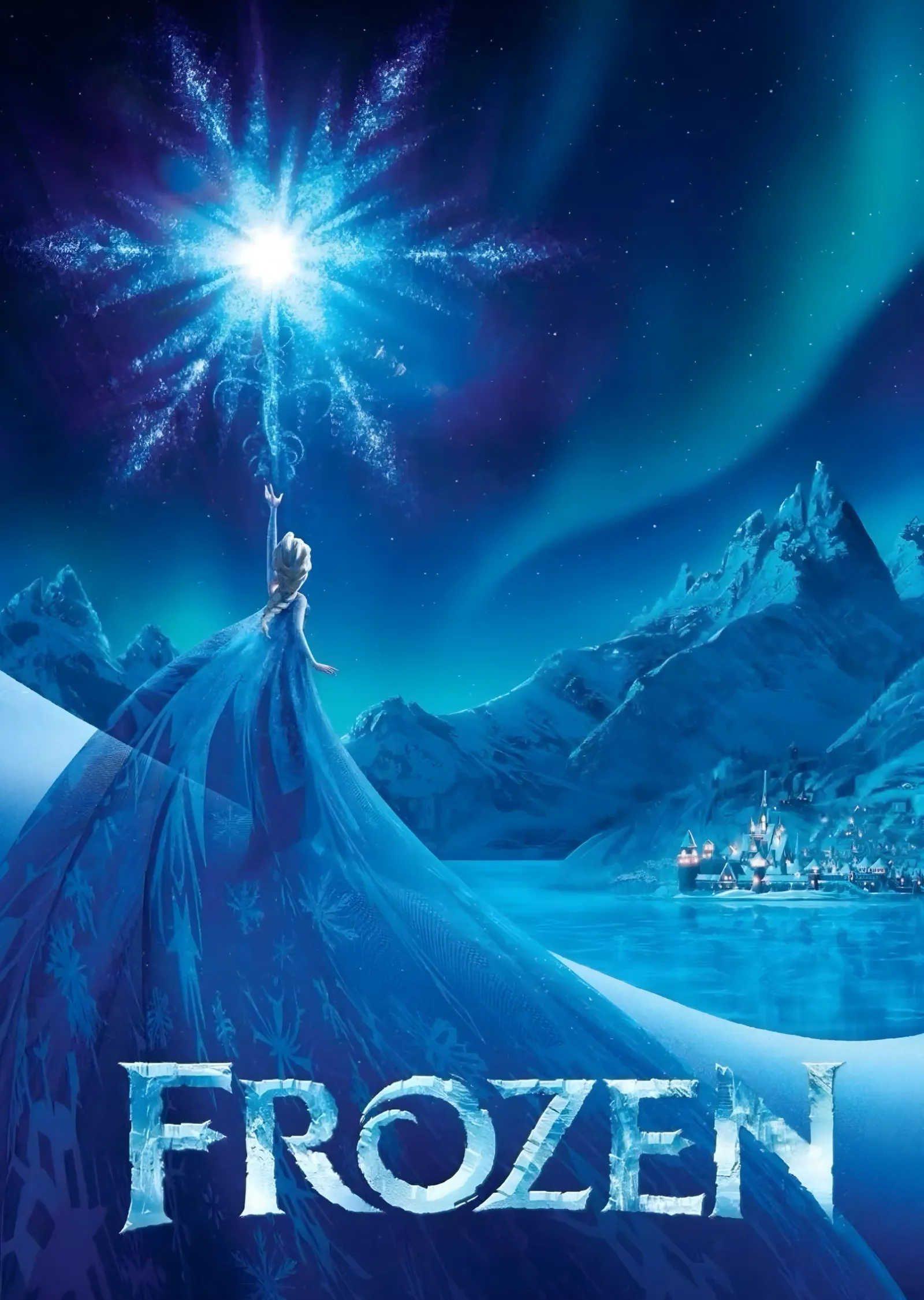 Frozen - Kuzey Işıkları metal tablo