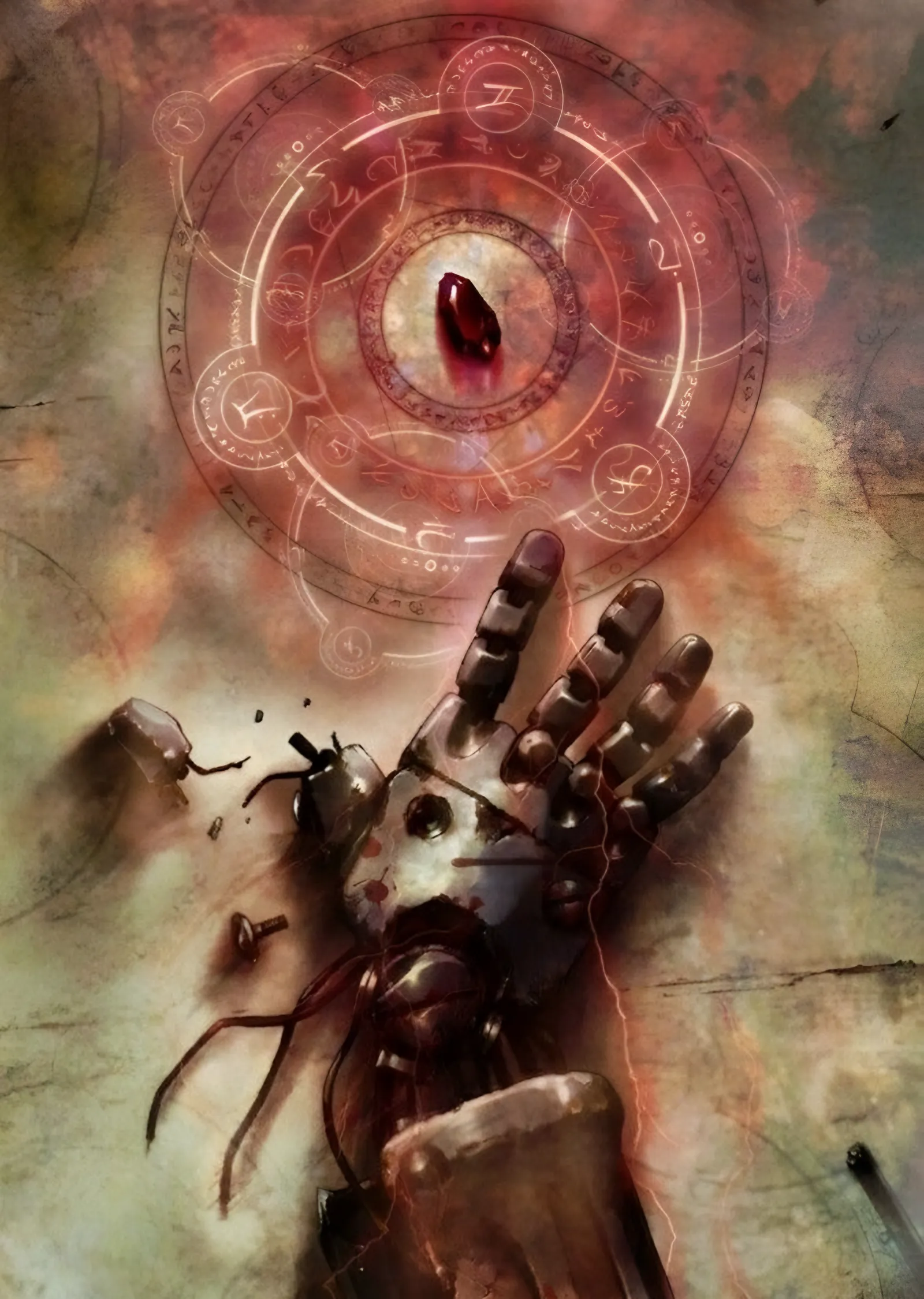 Fullmetal Alchemist: Felsefe Taşı metal tablo