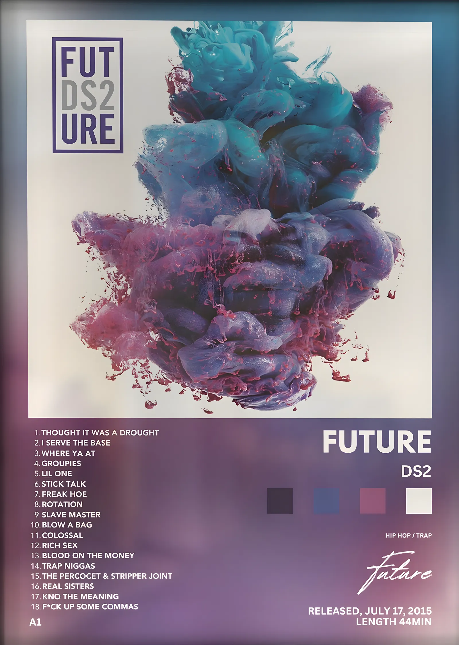 Future: DS2 metal tablo
