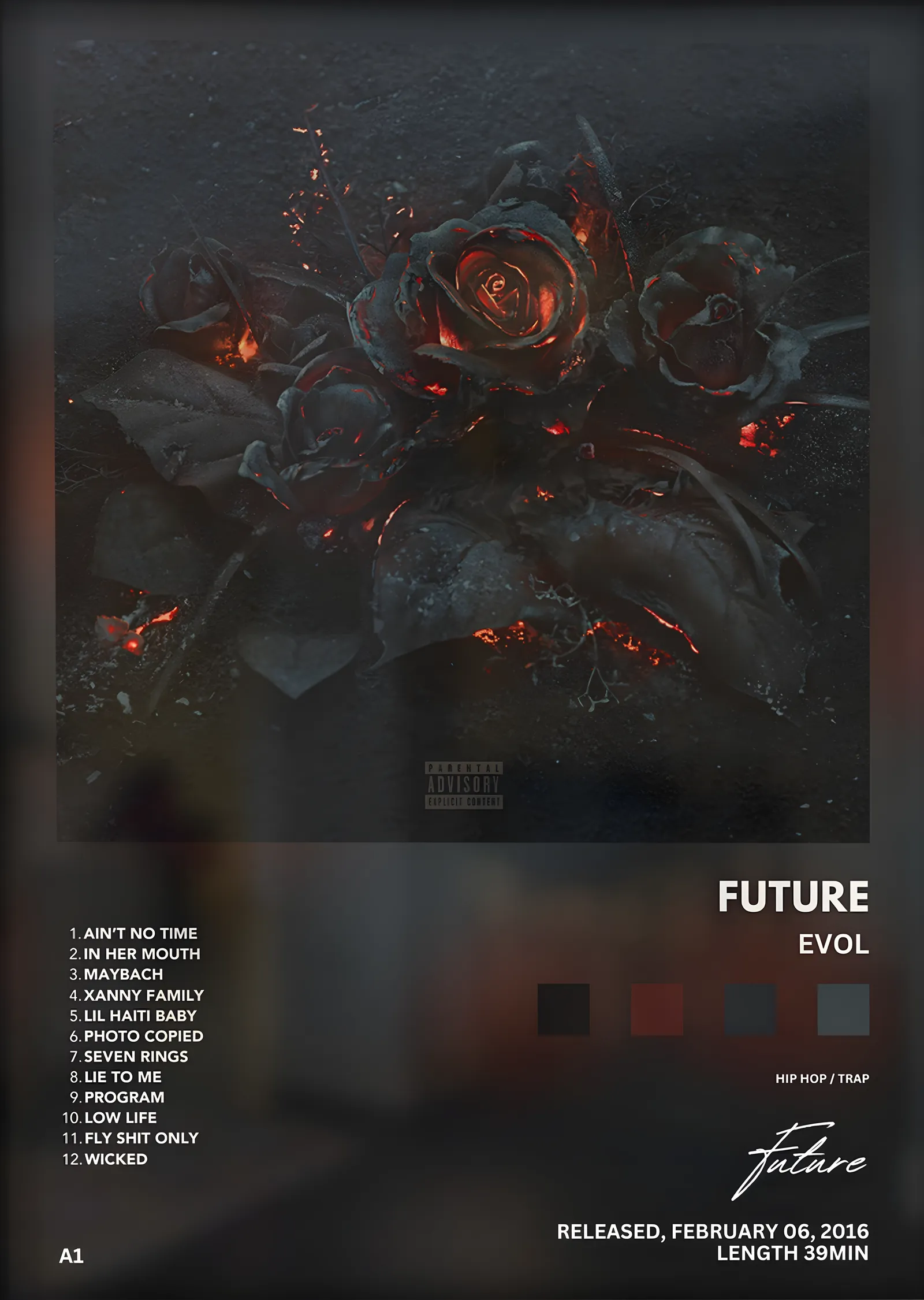 Future: Evol metal tablo