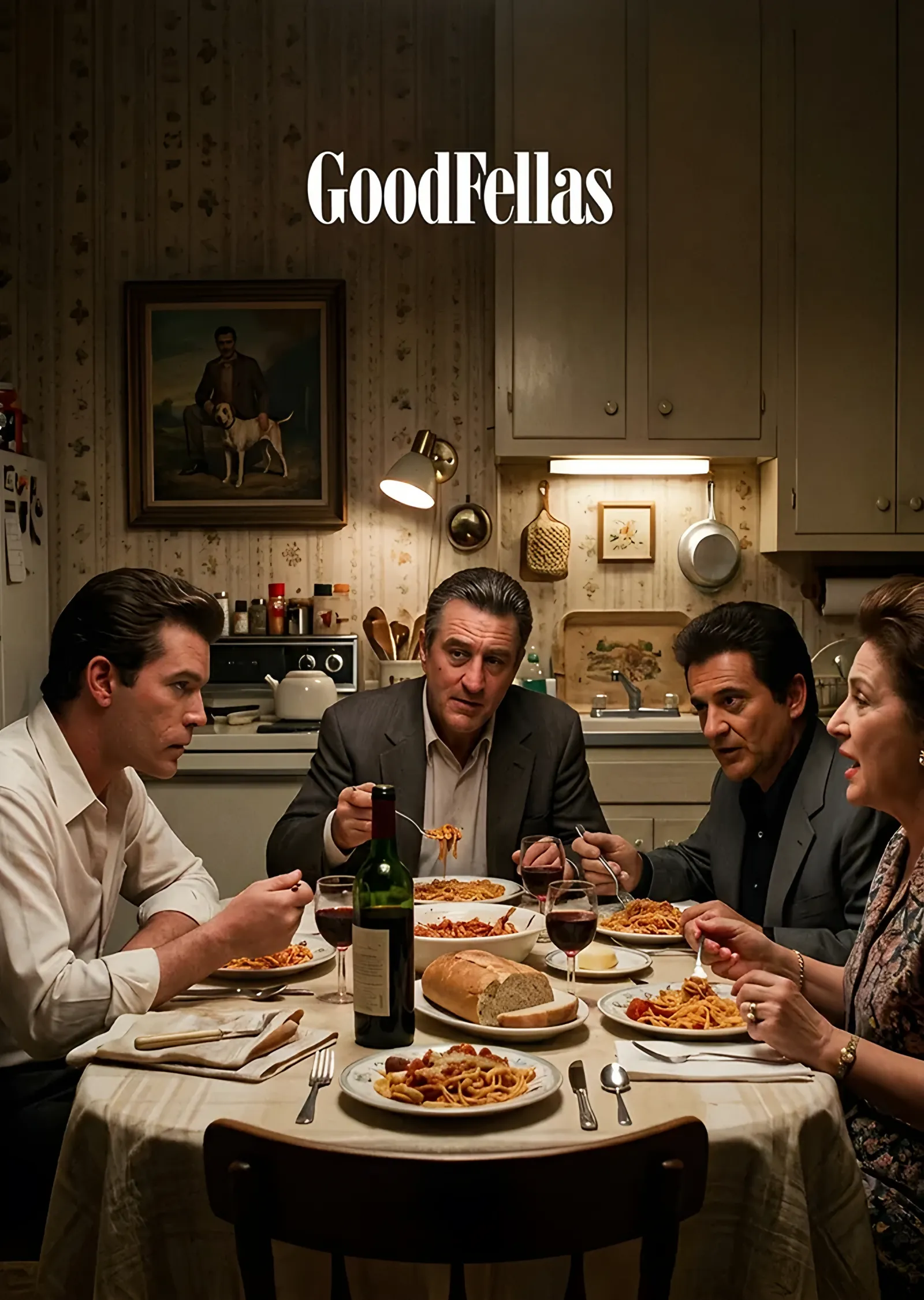 GoodFellas - Akşam Yemeği metal tablo