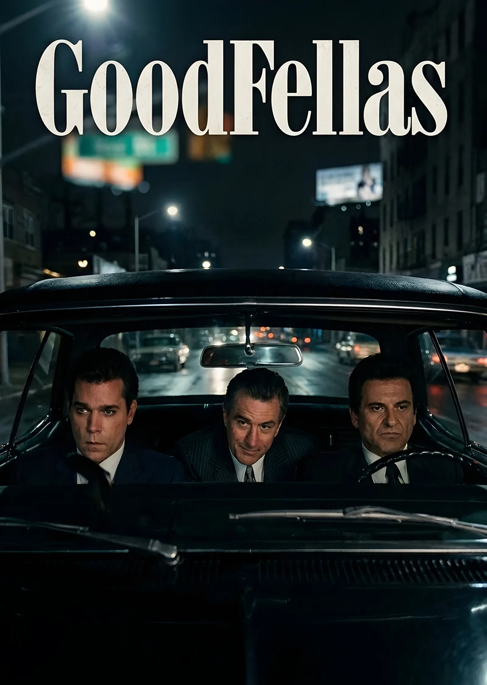 Goodfellas - Araba Sahnesi metal tablo