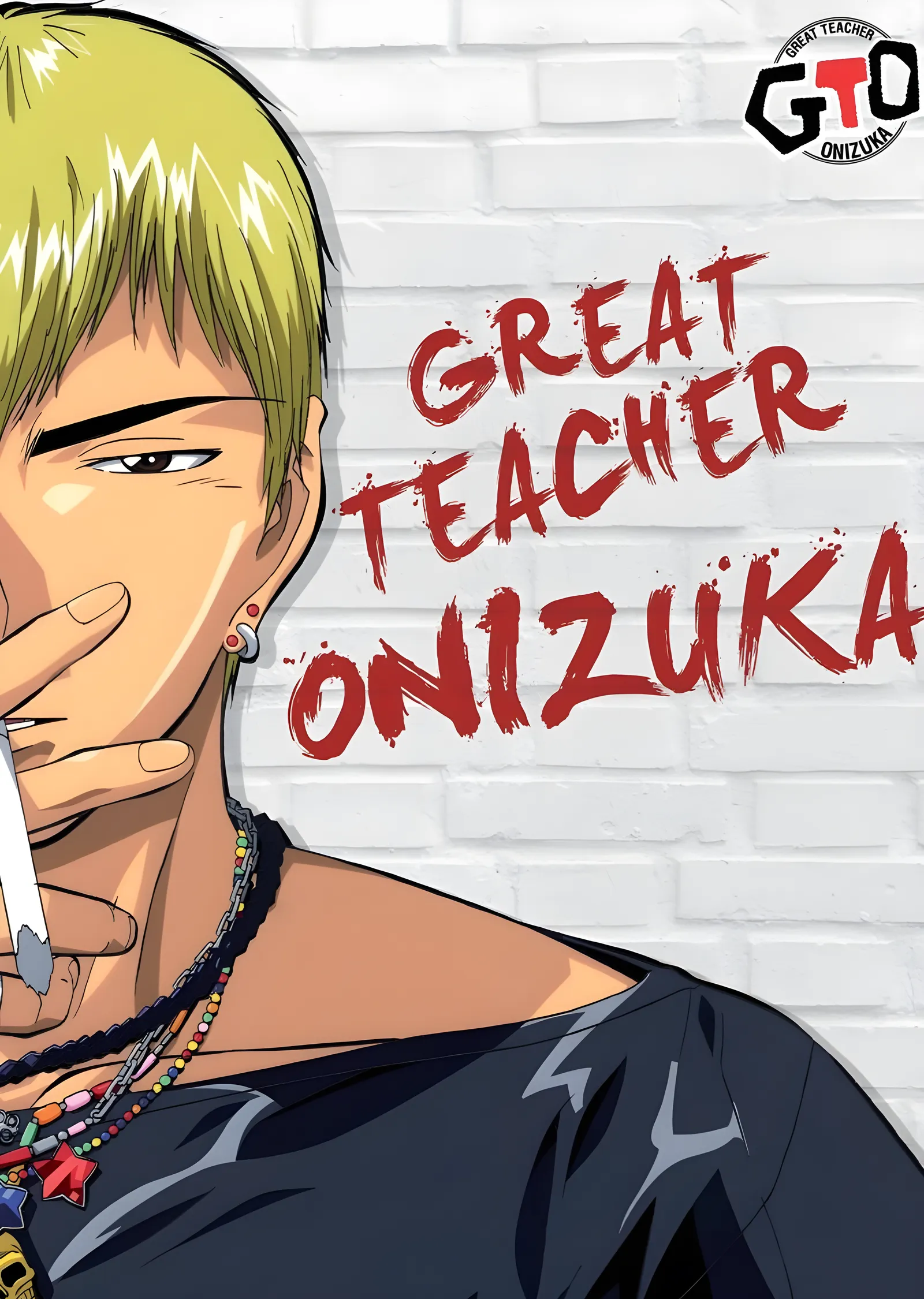 Great Teacher Onizuka - Tuğla Duvar metal tablo