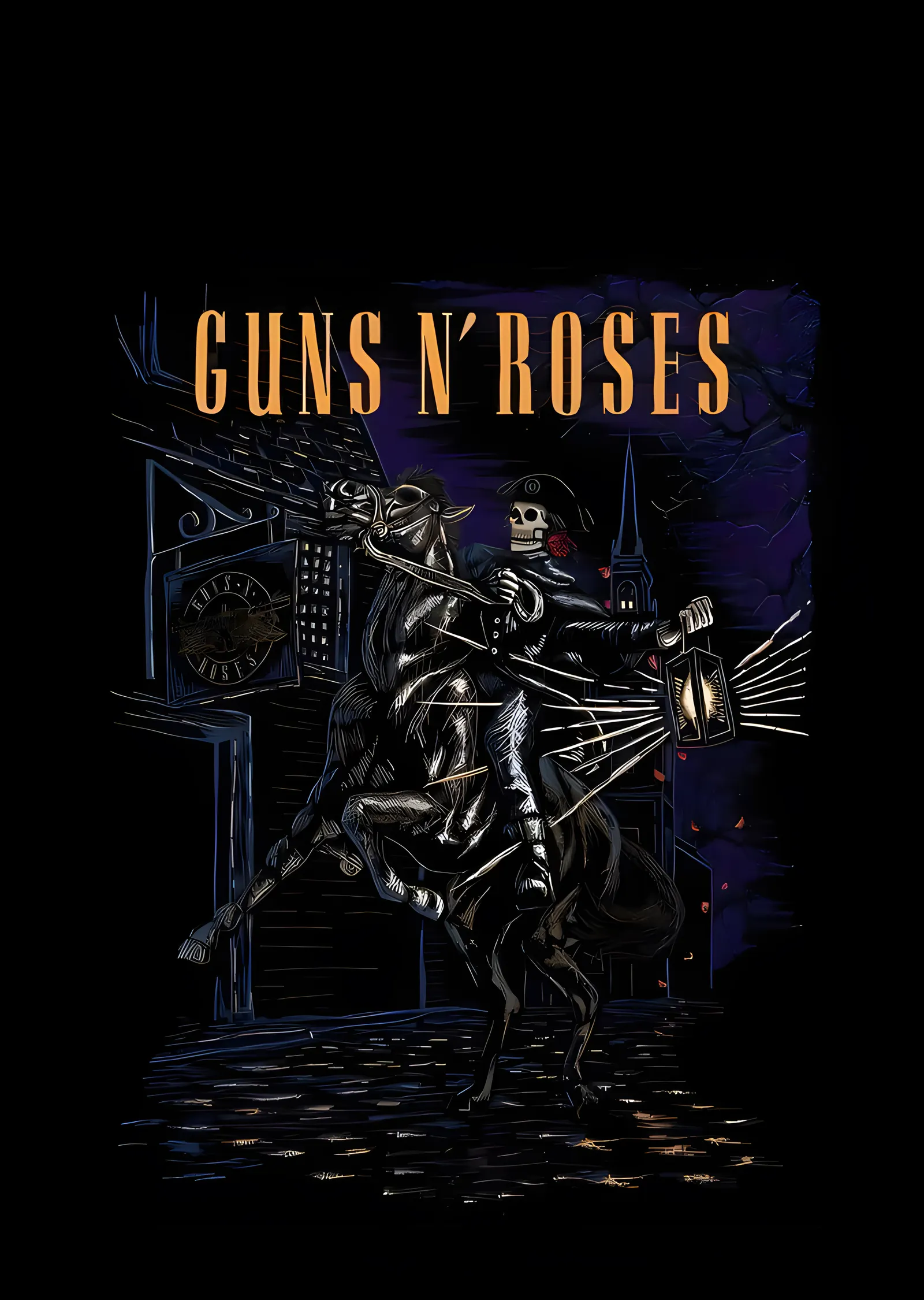Guns N' Roses - Başsız Süvari metal tablo