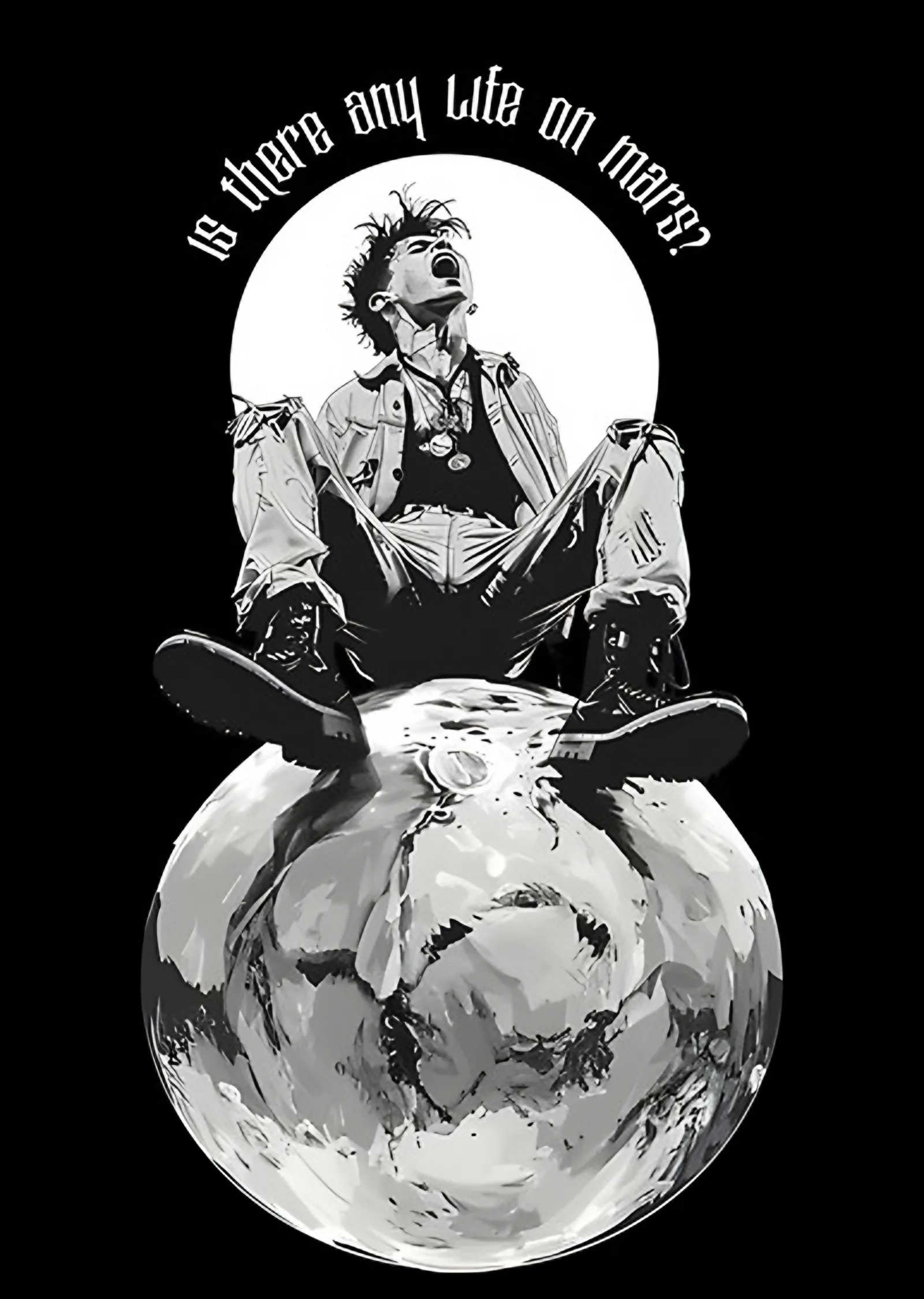 Is There Any Life on Mars? metal tablo
